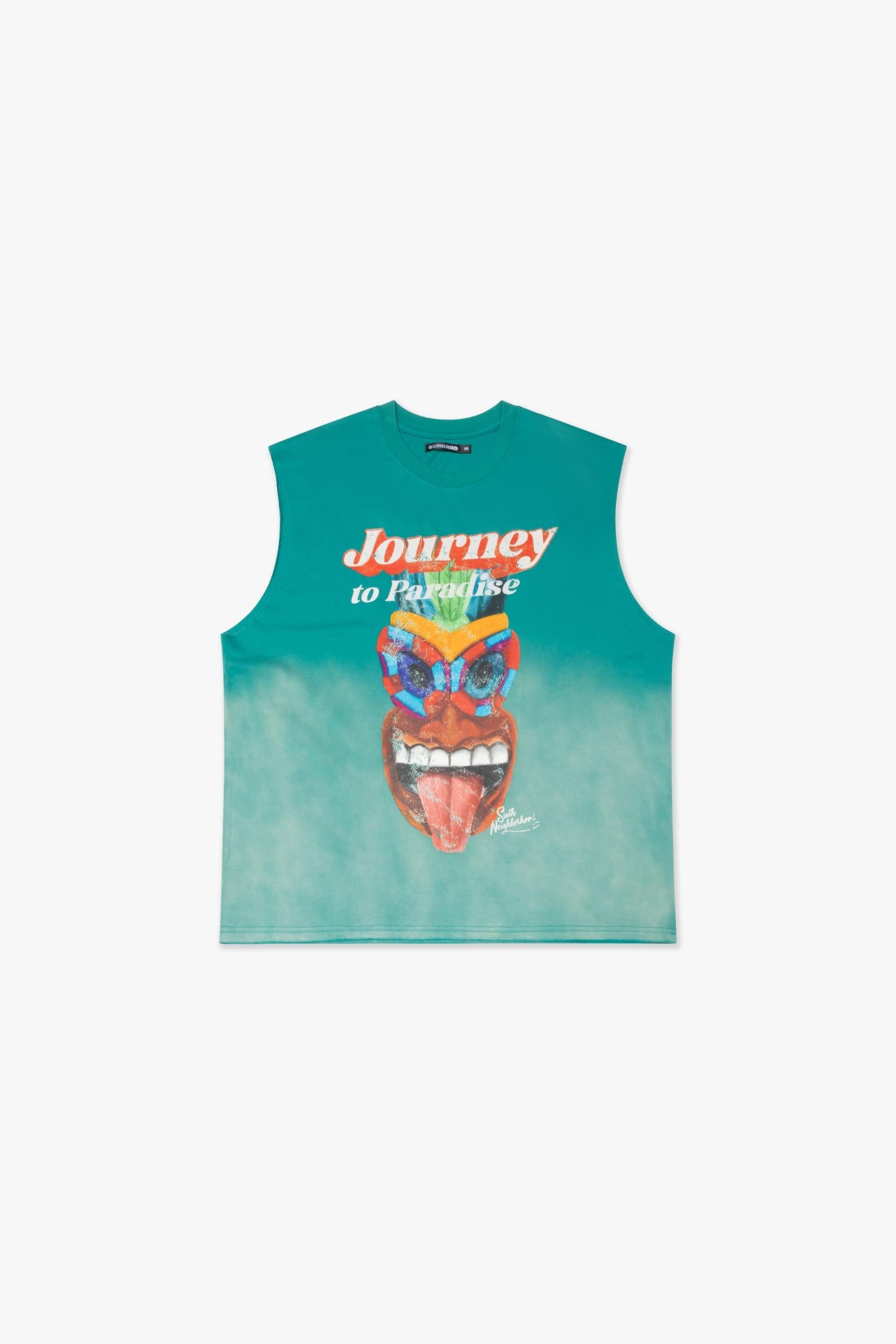 6Th Nbrhd Muscle Men's Tank Top - Teal