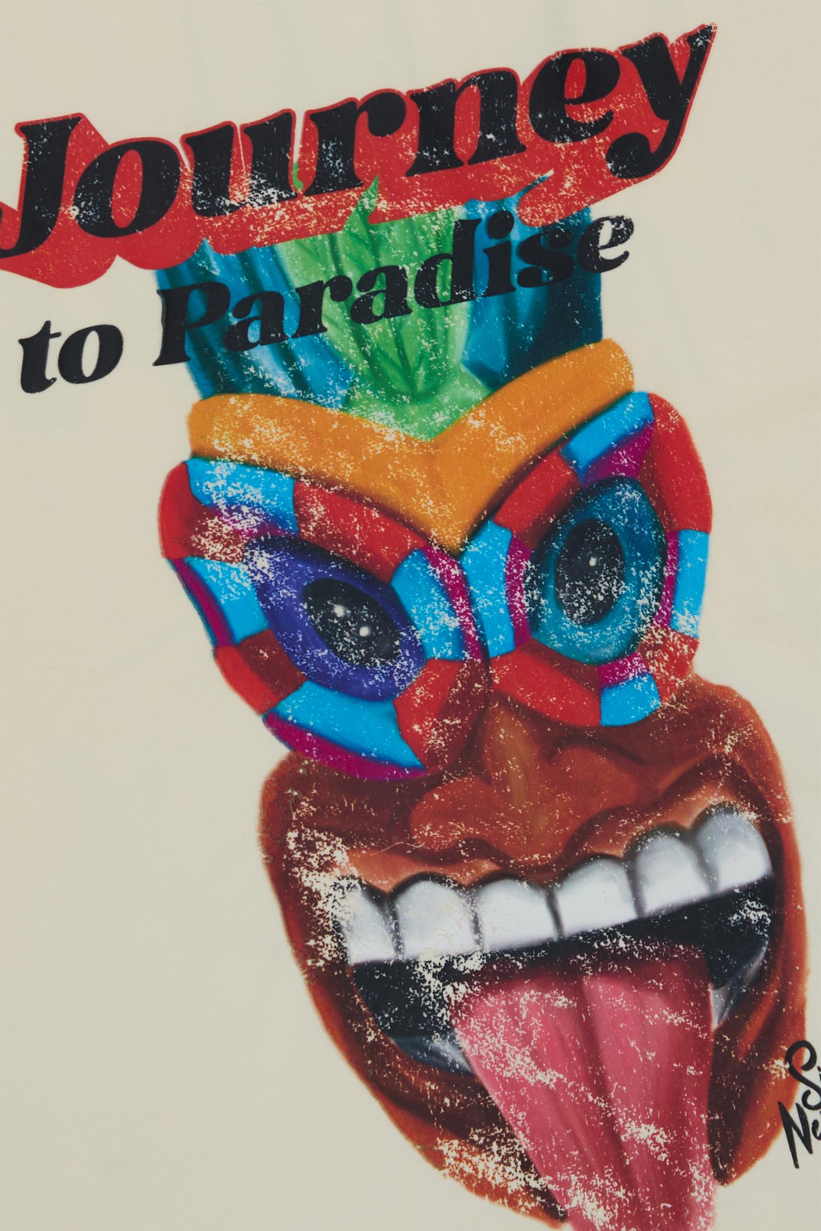 6Th Nbrhd Muscle Men's T-Shirt - Beige