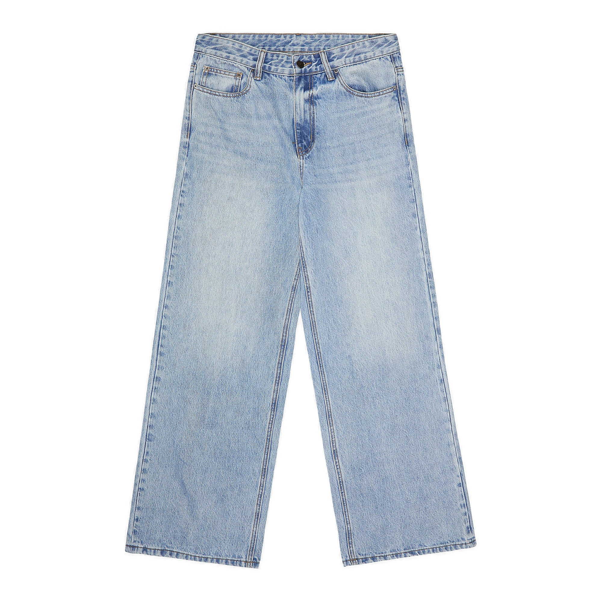 Silnt Chptrs Parachute Jeans - Baggy Fit Light Blue Wash