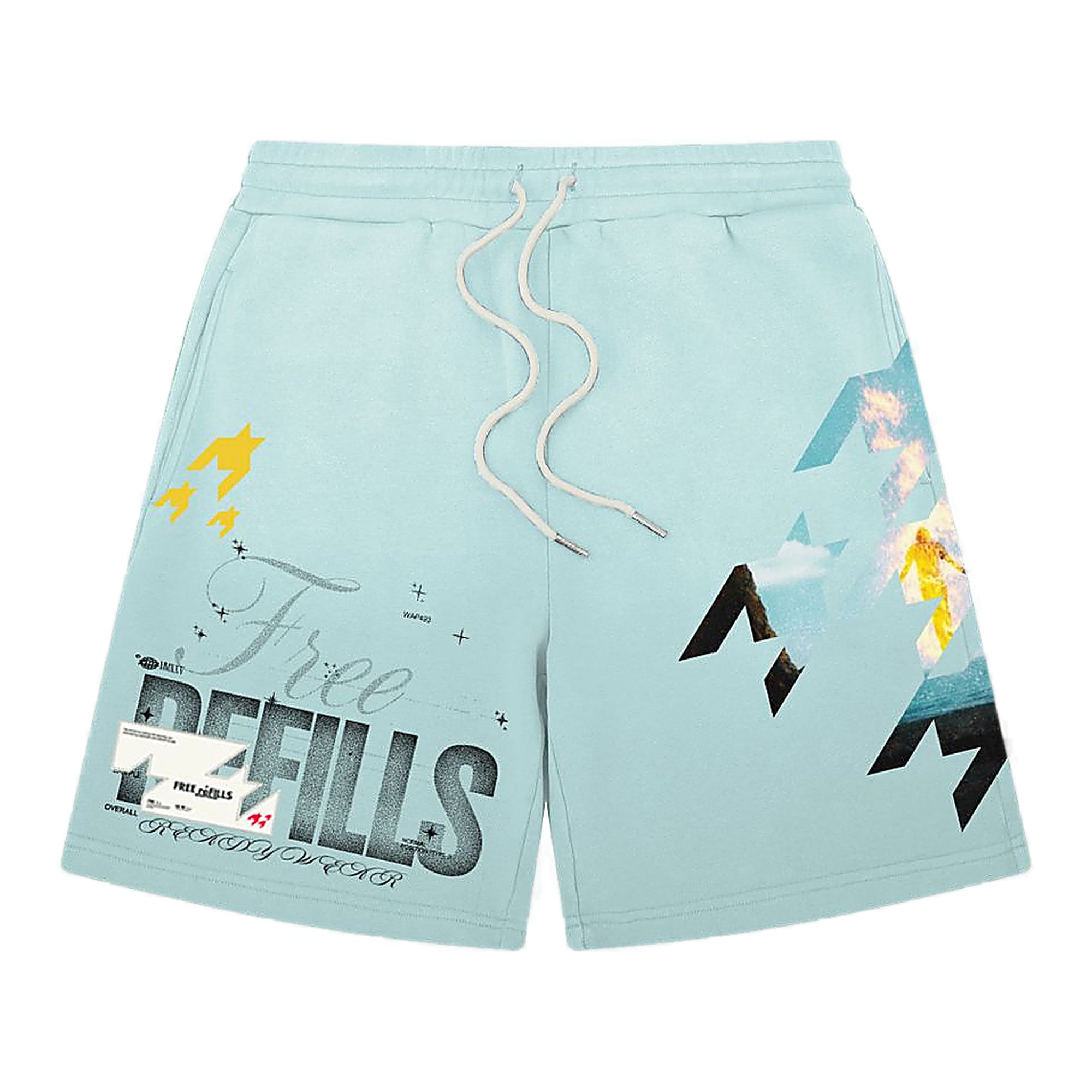 Free Refills Starburn Shorts - Graphic Mint