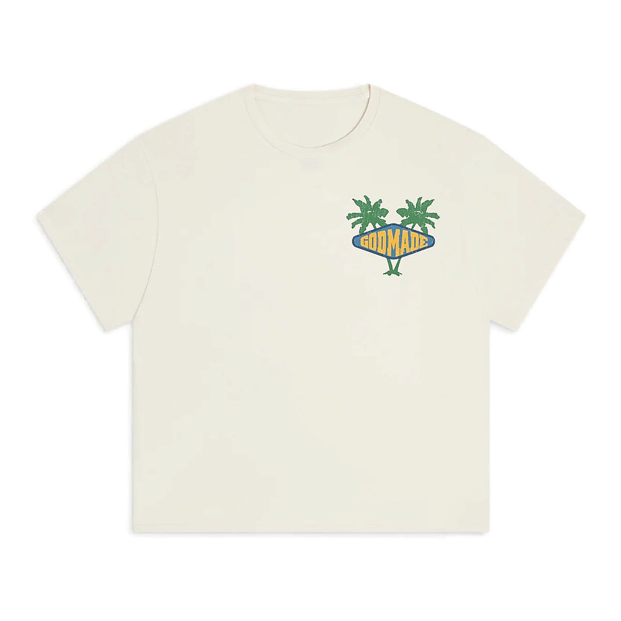 Godmade Ocean Side T-Shirt - Cream