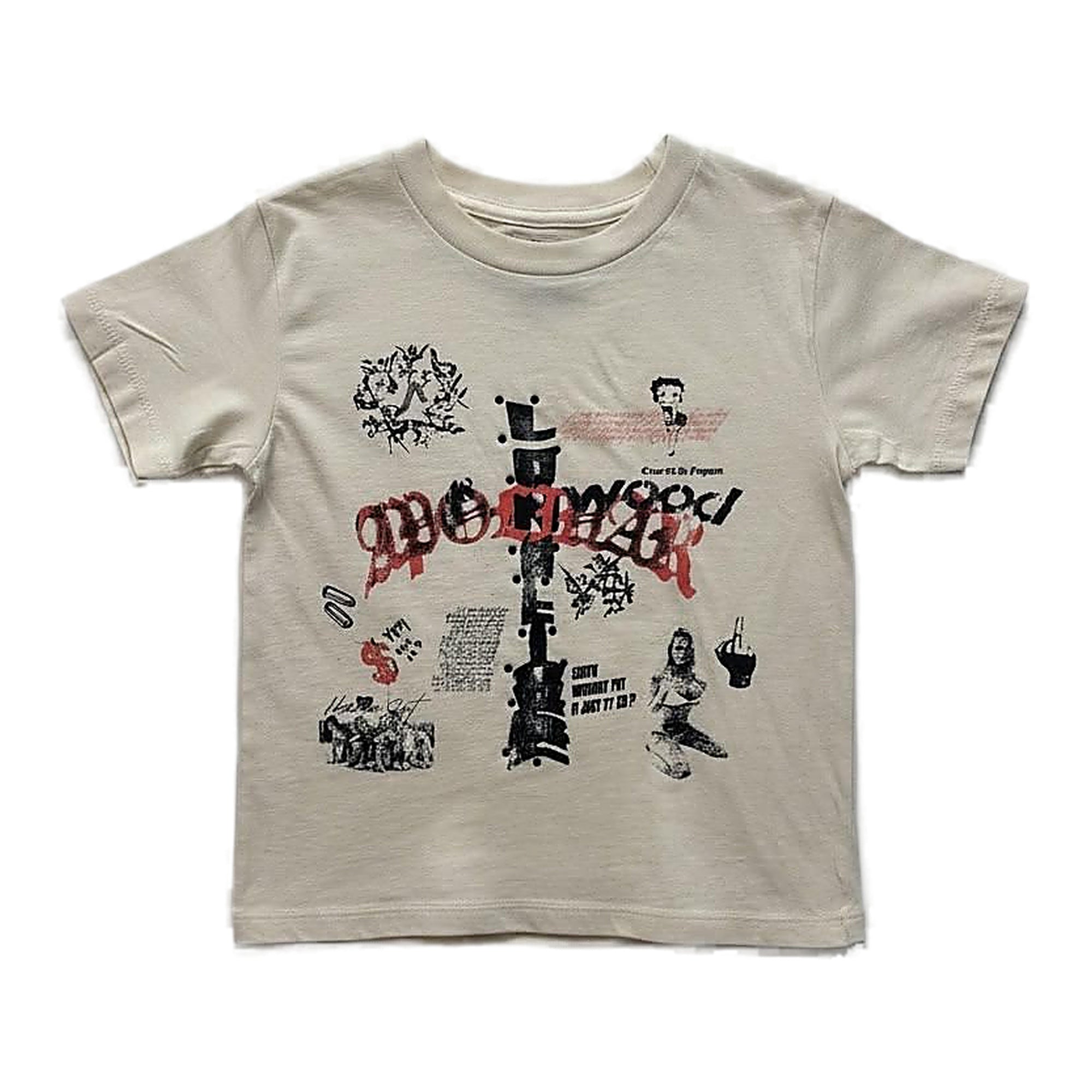 Apolinar Nevermind Kids T-Shirt - Graphic Cream