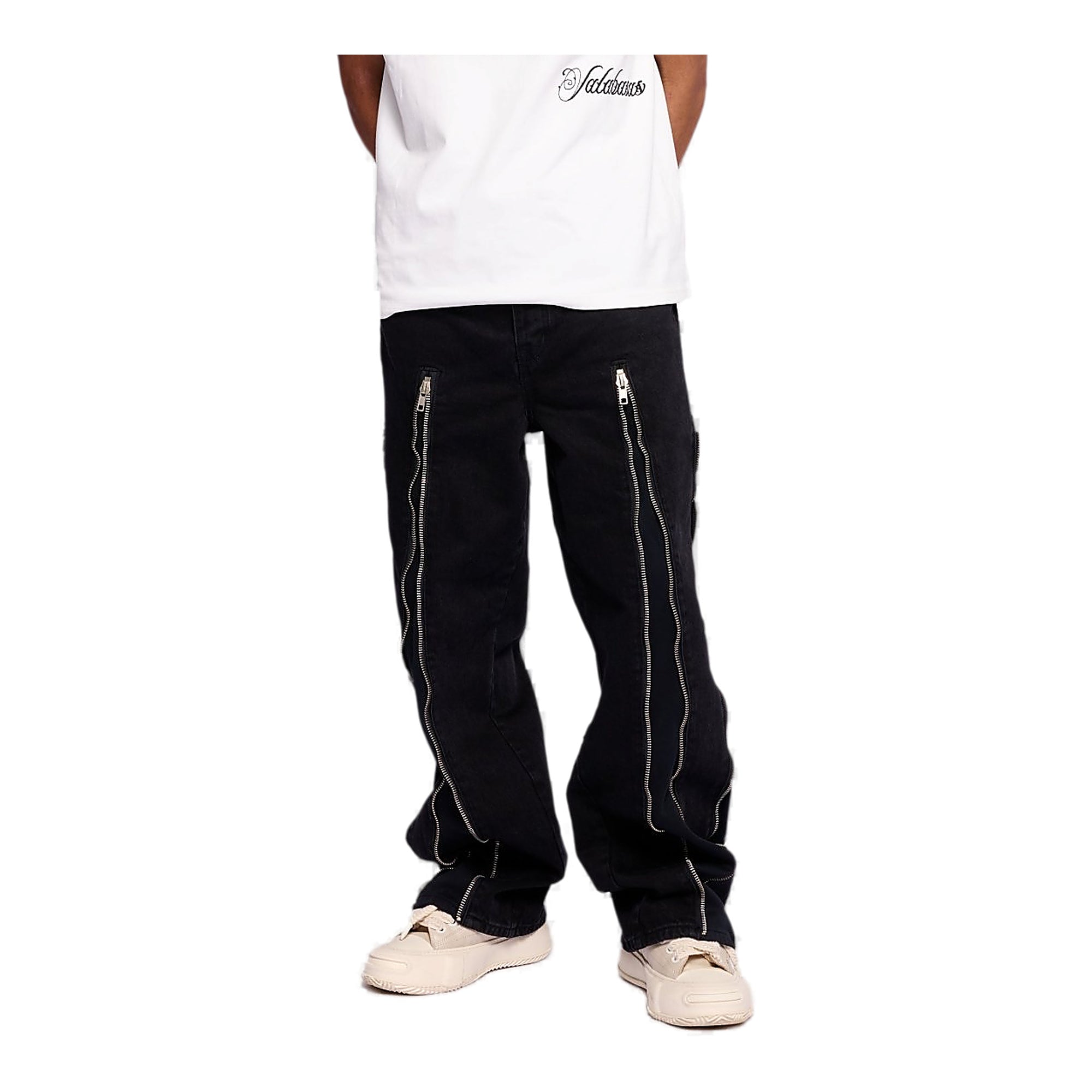 Valabasas Zipper Jeans - Exposed Panel