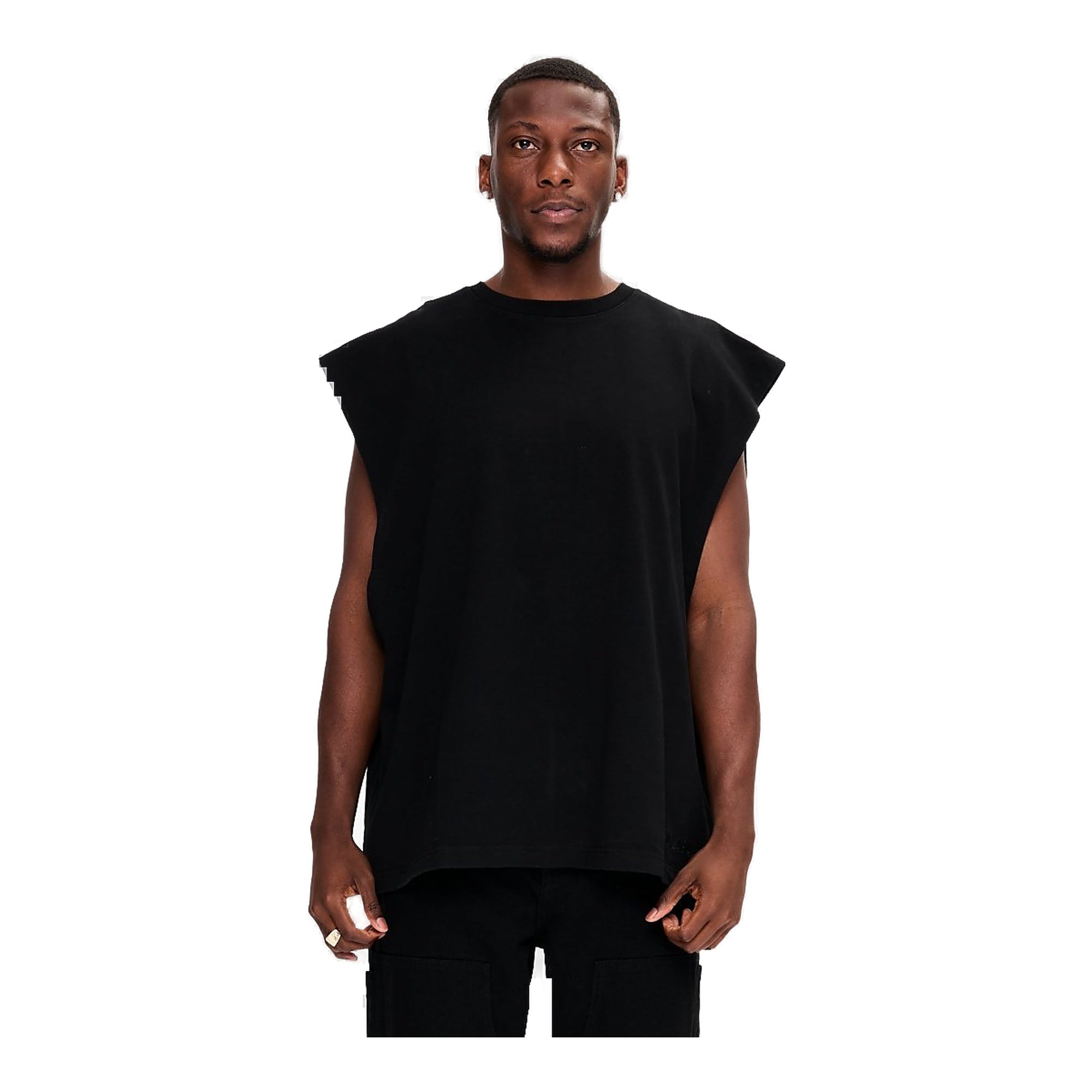 Valabasas Essential Sleeveless Tee Men's Tank Top - Black