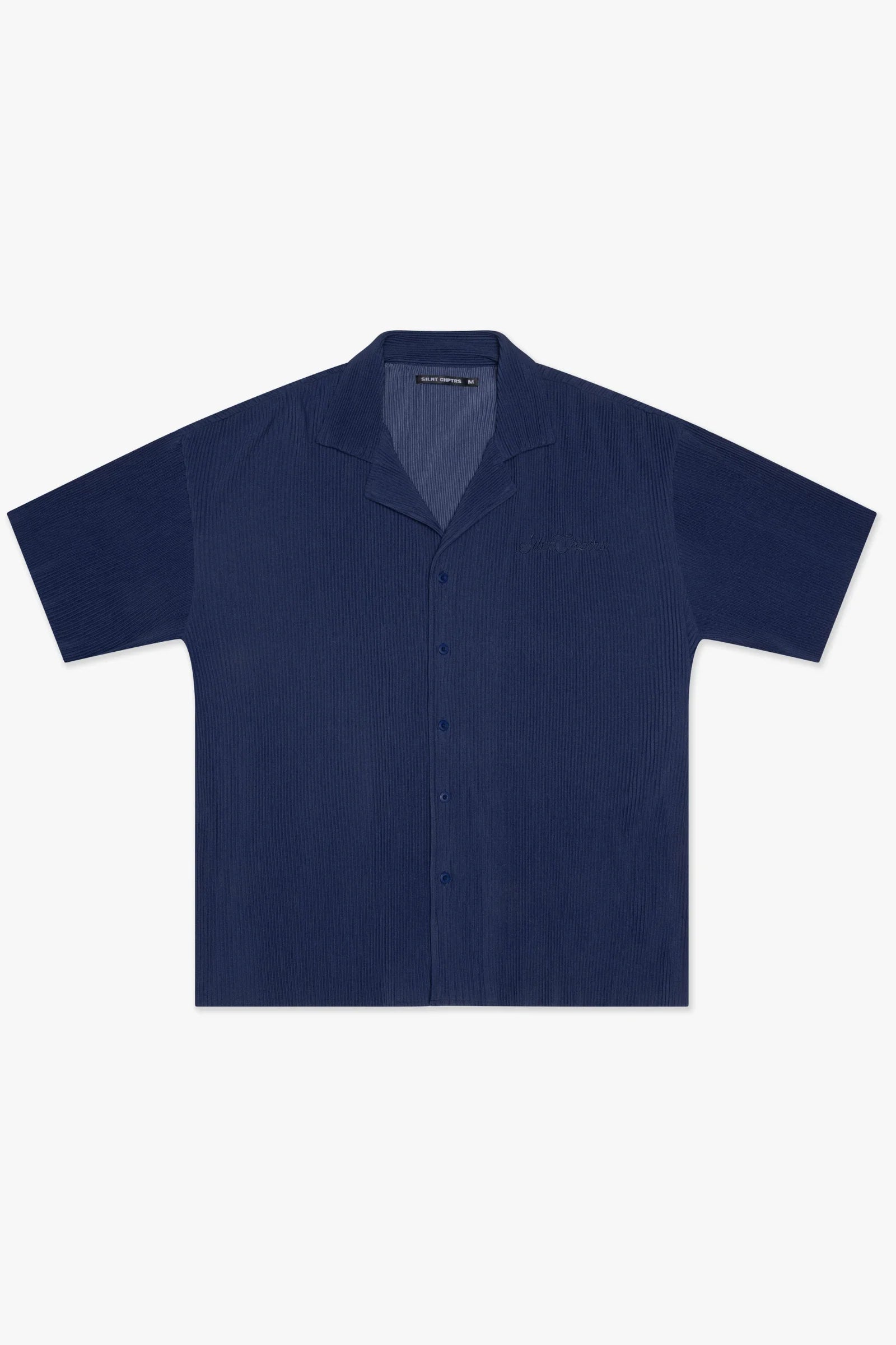 Silnt Chptrs Ribbed Shirt - Open Collar