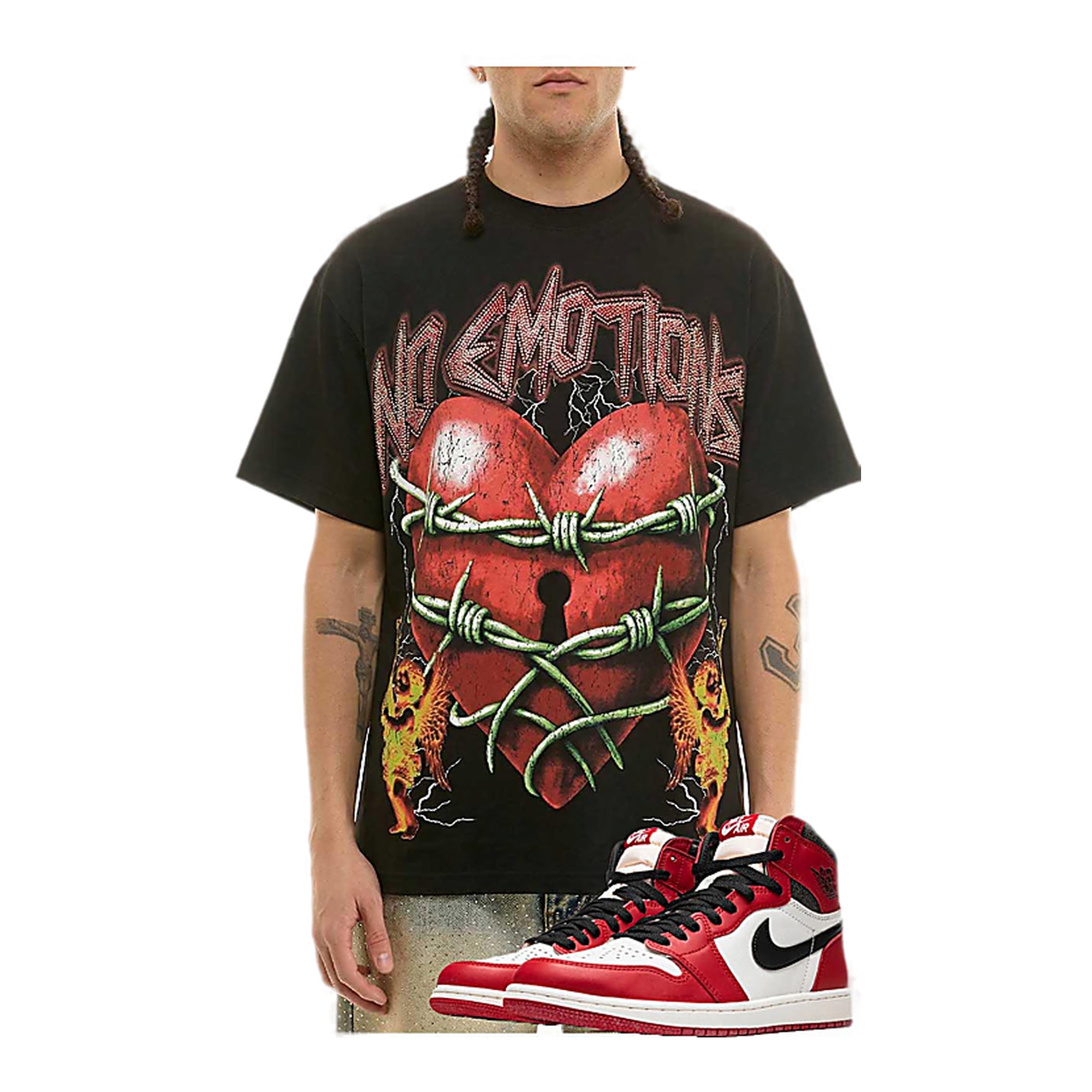 Kdnk Barbed Heart T-Shirt - Graphic