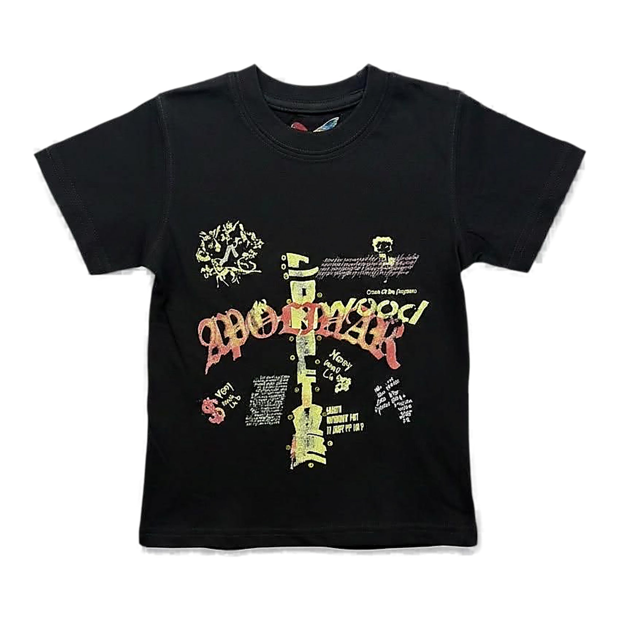Apolinar Nevermind Kids T-Shirt - Graphic Black