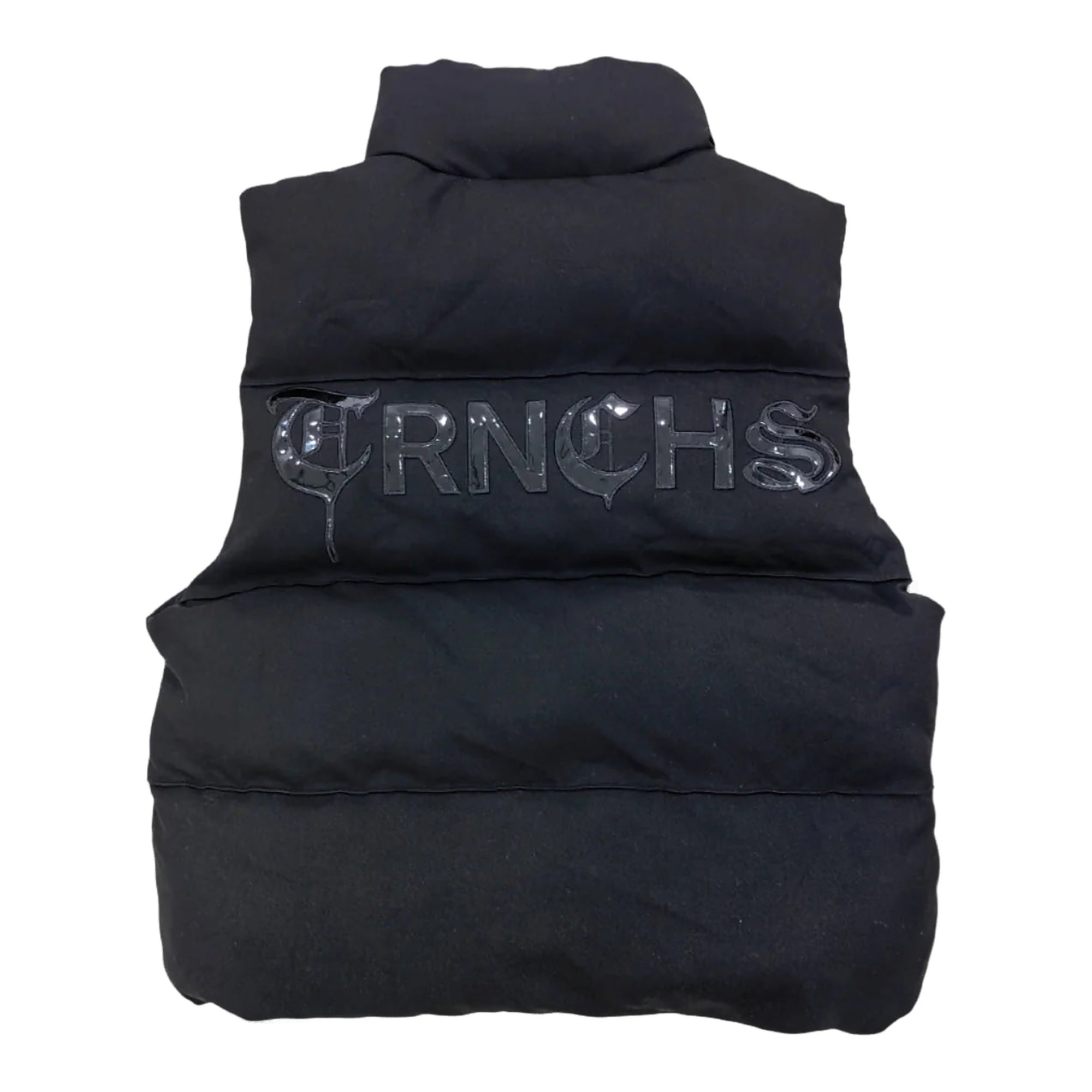 Trnchs Blackout Black Vest Men - Solid Color