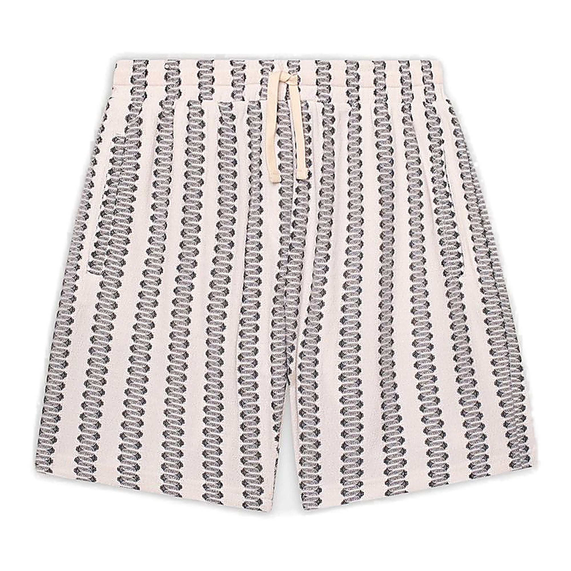 Reason Brand Stripe Shorts - Textured