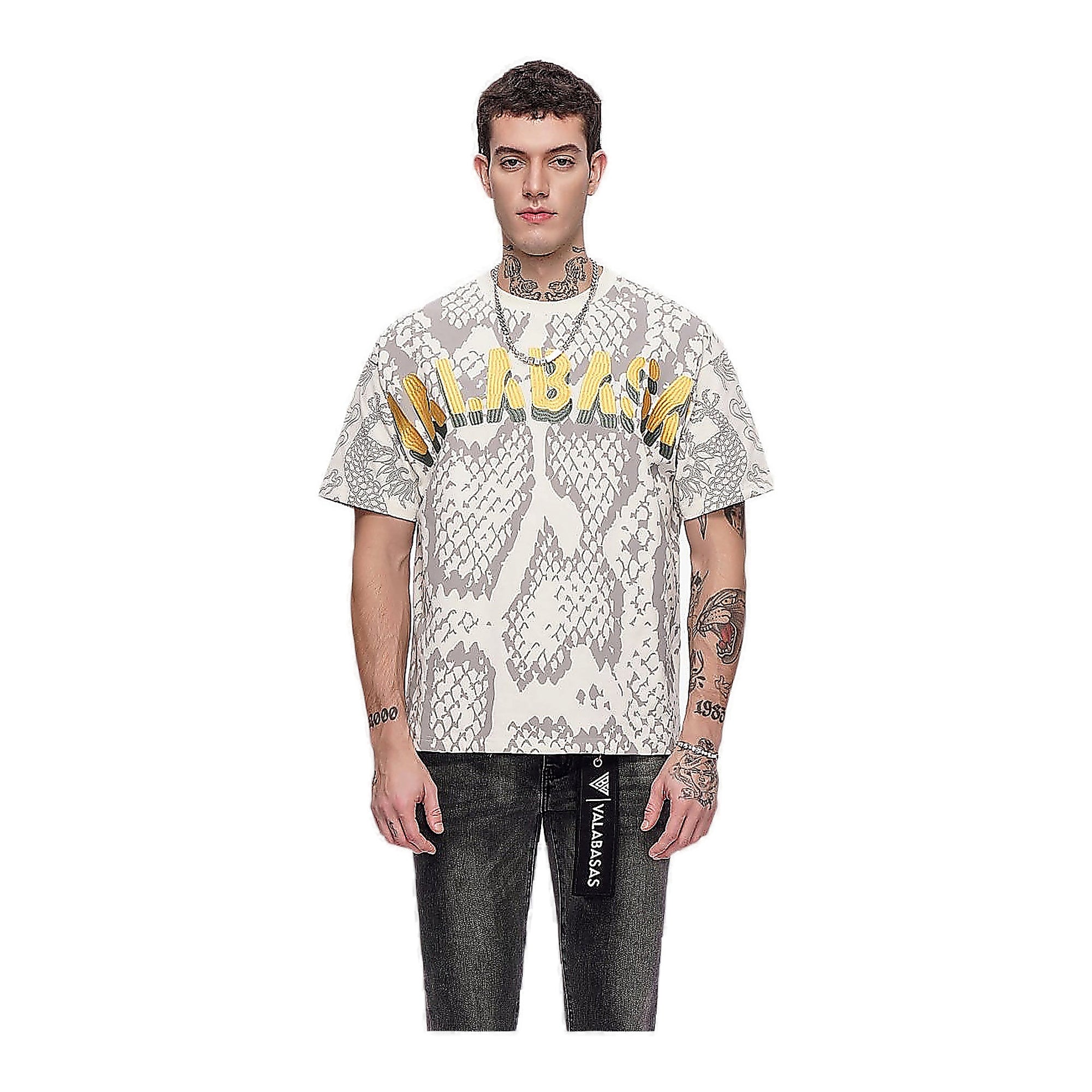 Valabasas Serpent T-Shirt - Graphic White