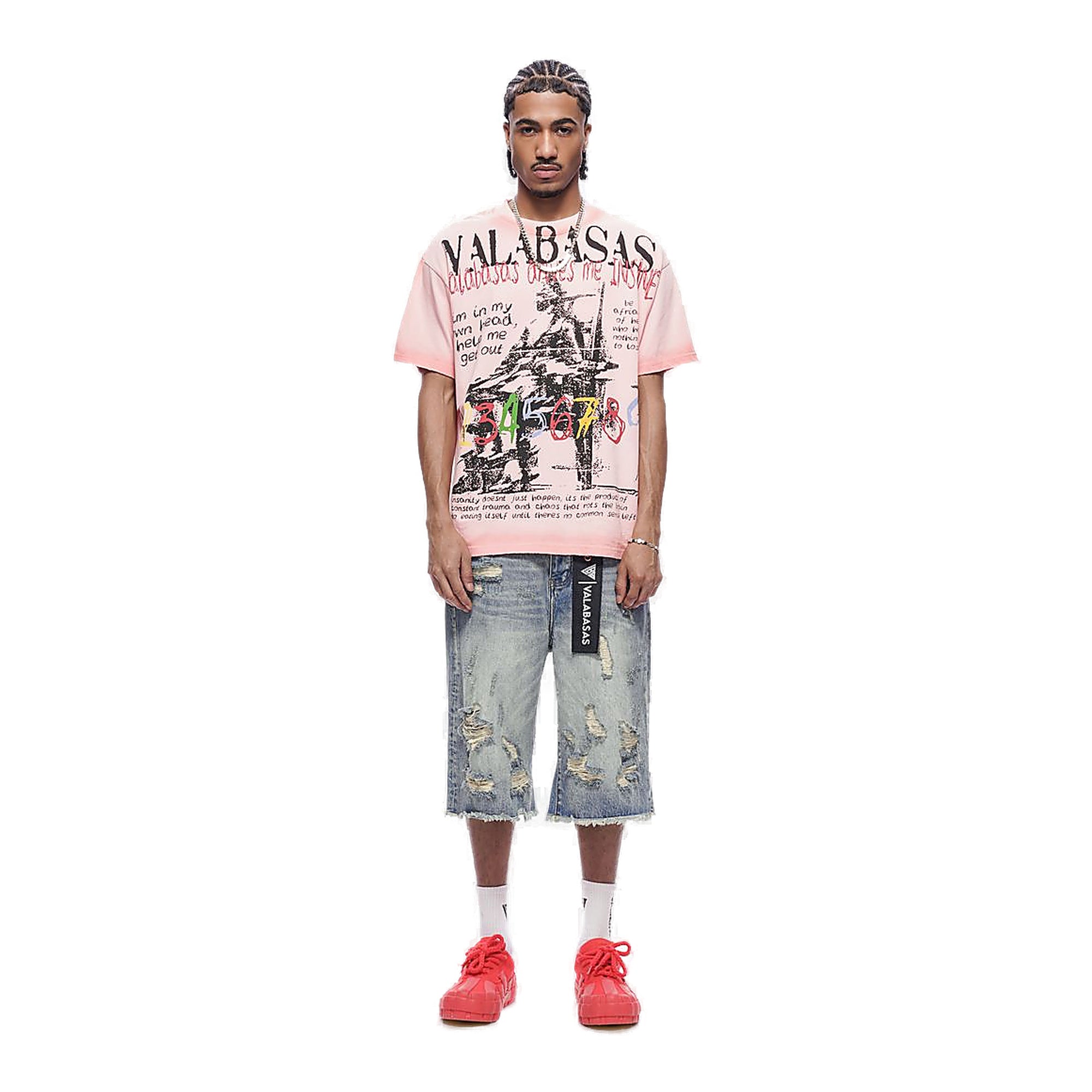 Valabasas Frayed Shorts - Distressed