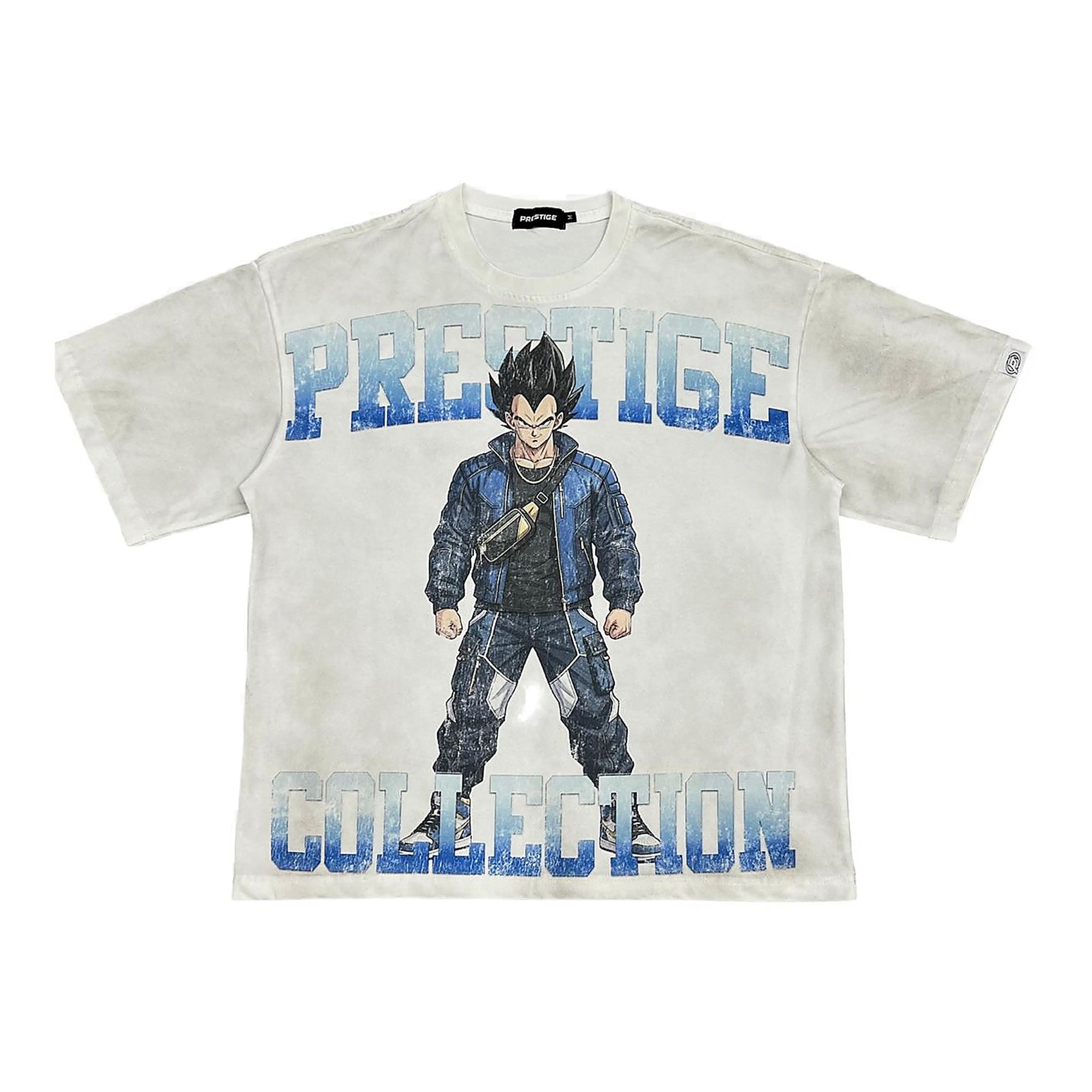 Prestige Denim Vegeta T-Shirt - Oversized White