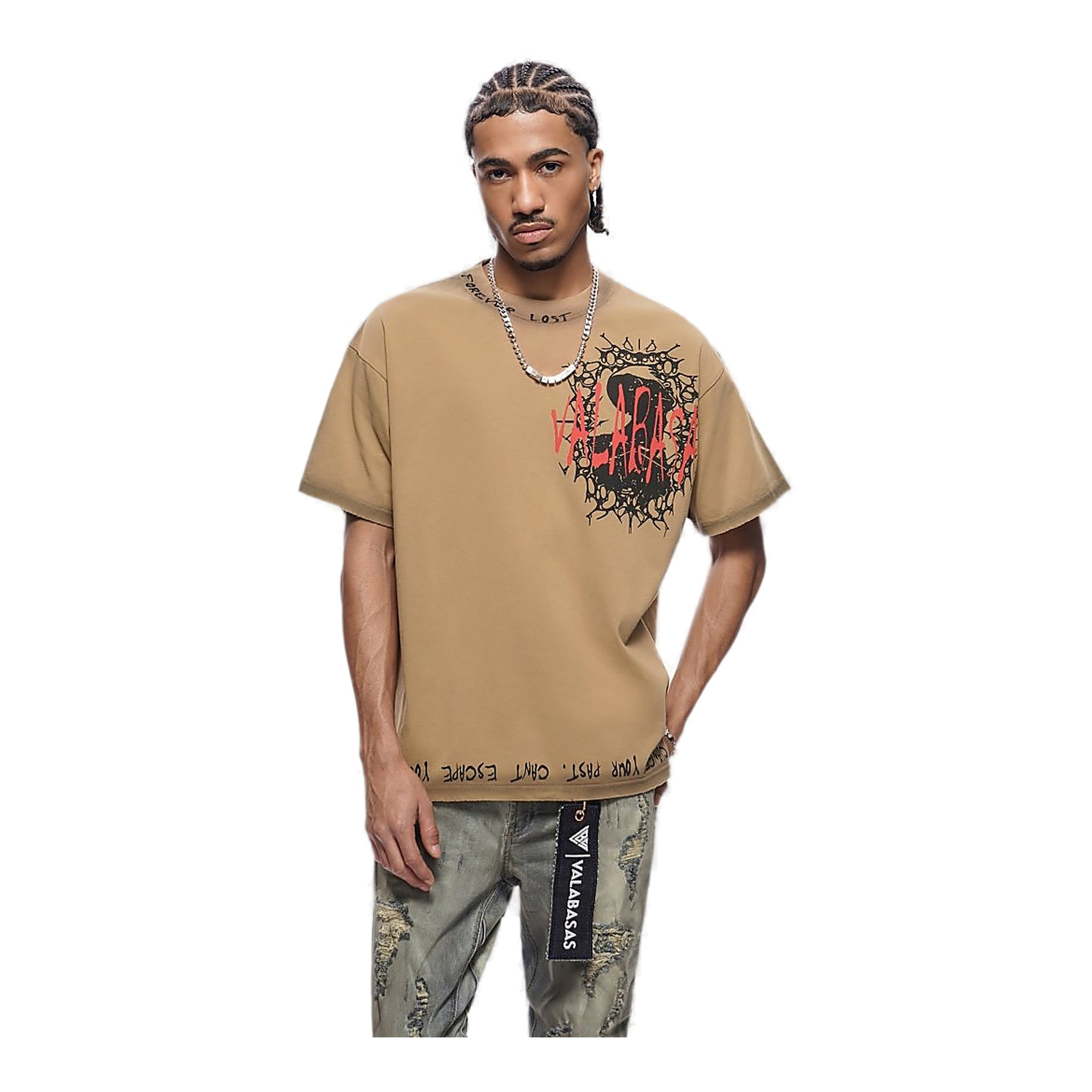 Valabasas Escape T-Shirt - Printed Hem