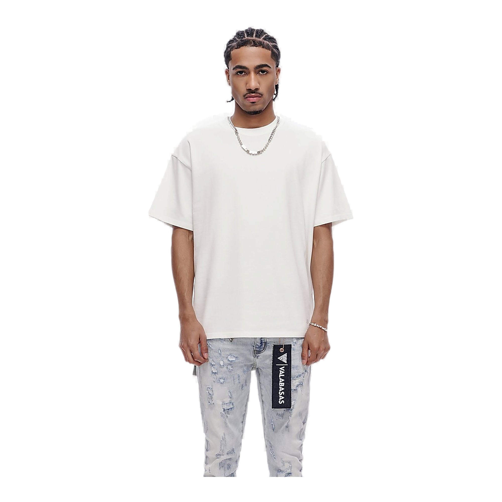 Valabasas Essential T-Shirt - Relaxed Fit White
