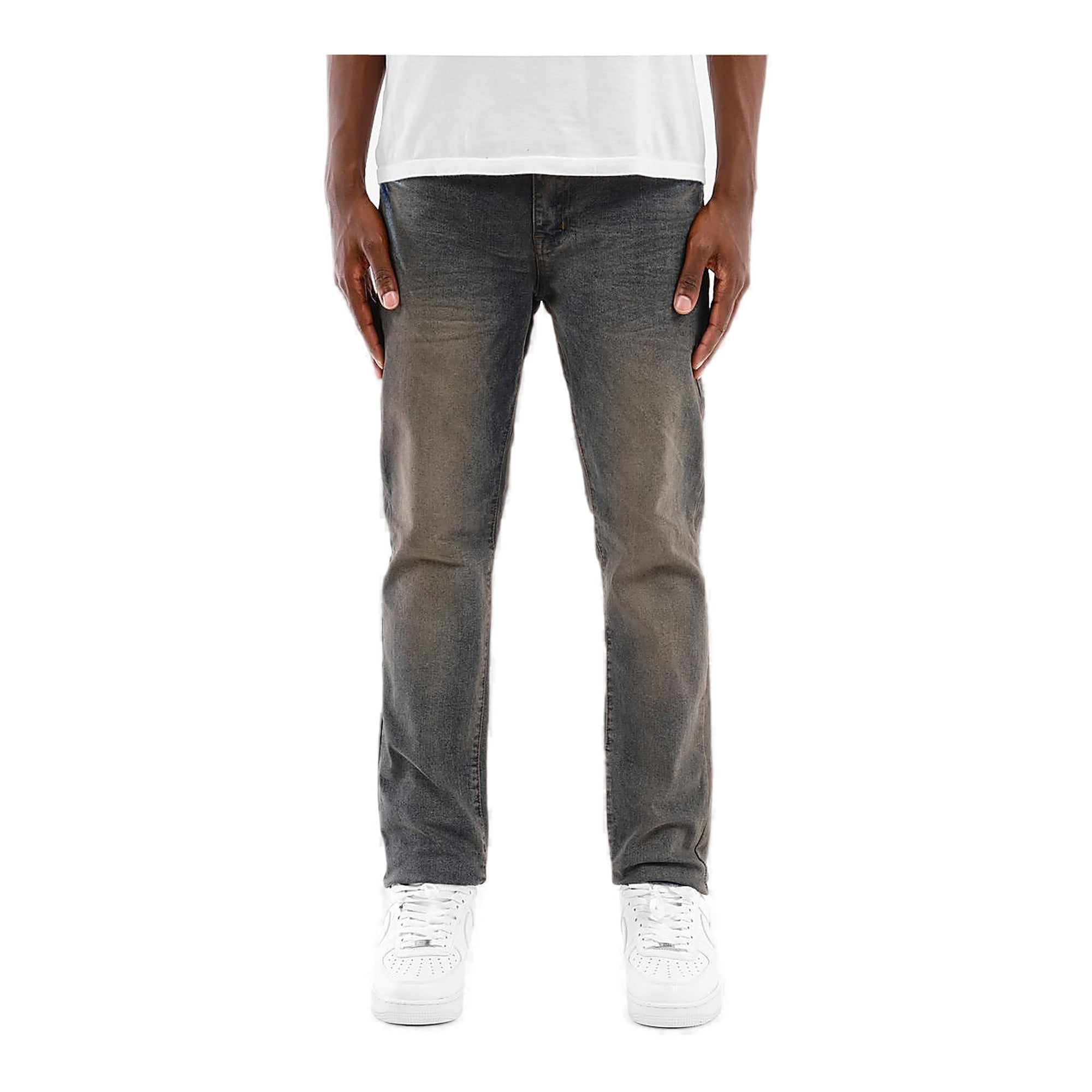 Copper Rivet Faded Stitch Jeans - Tapered Leg