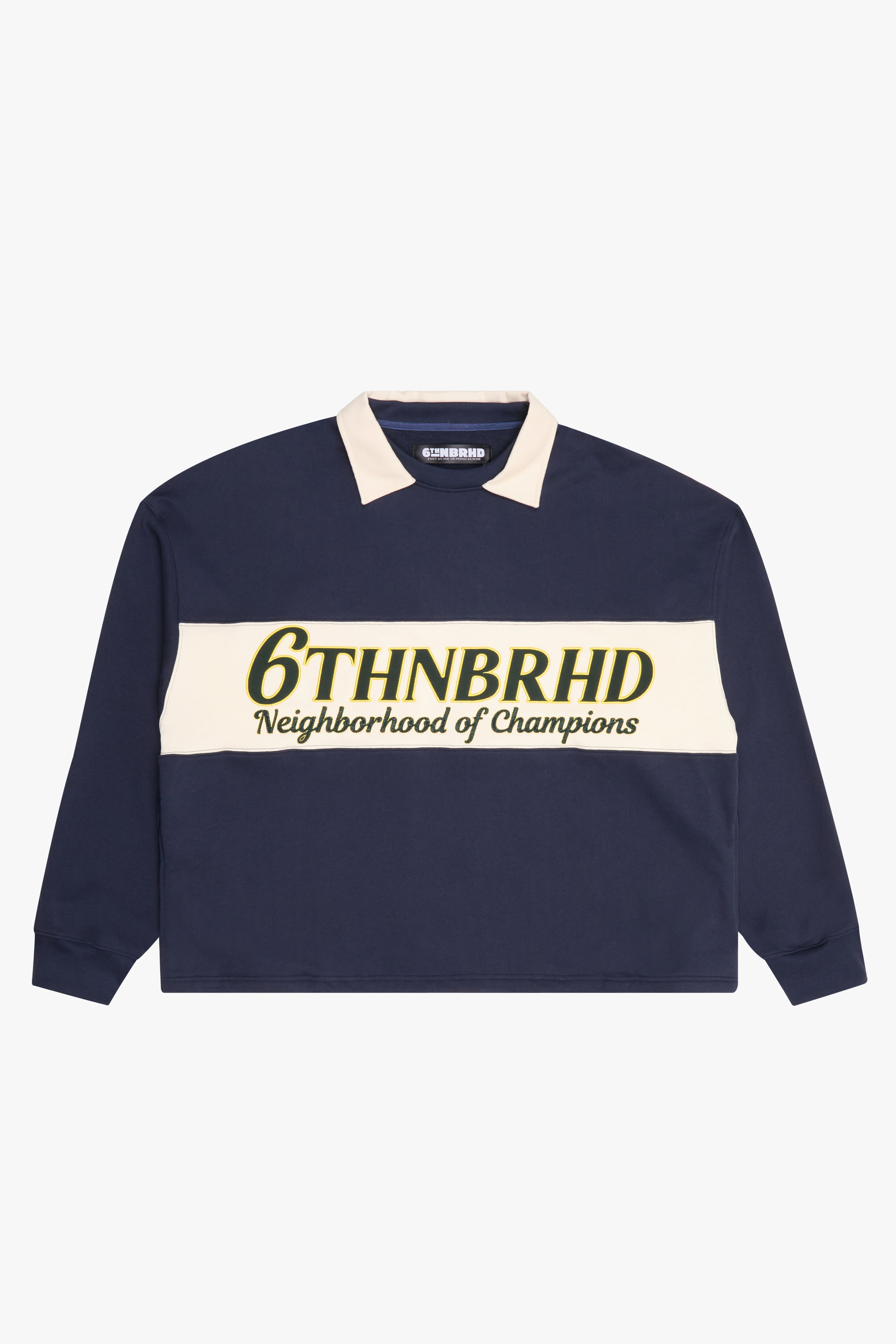 6Th Nbrhd Preppy Men's Sweatshirt - Navy