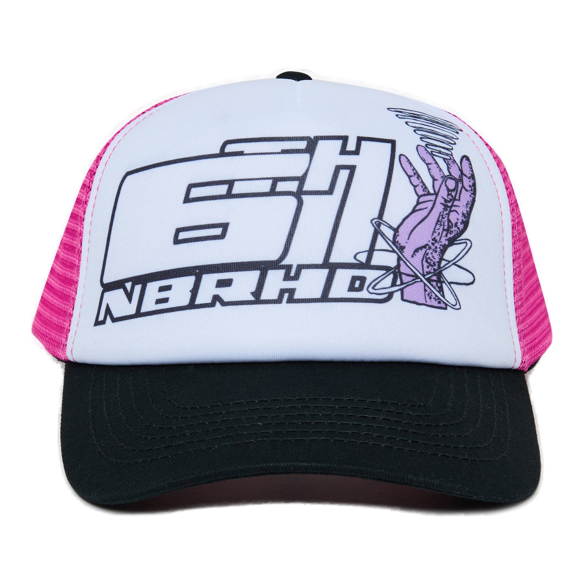 6Th Nbrhd Testing Trucker Hat - Pink