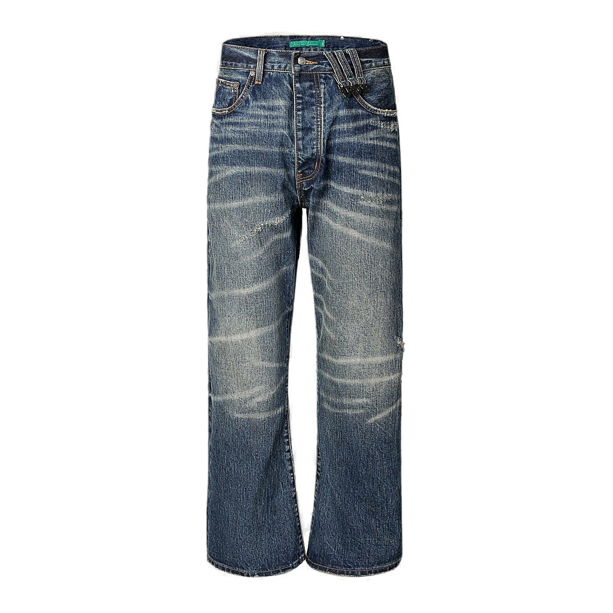 Vala De Labasas Trame Jeans - Embroidered Dark Wash
