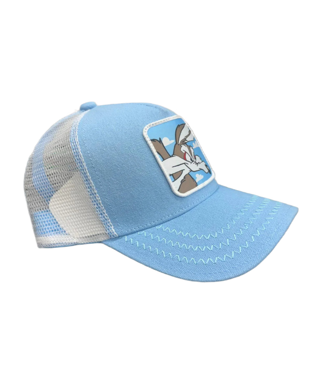 Gold Star "Coyote" Trucker Hat / Light Blue