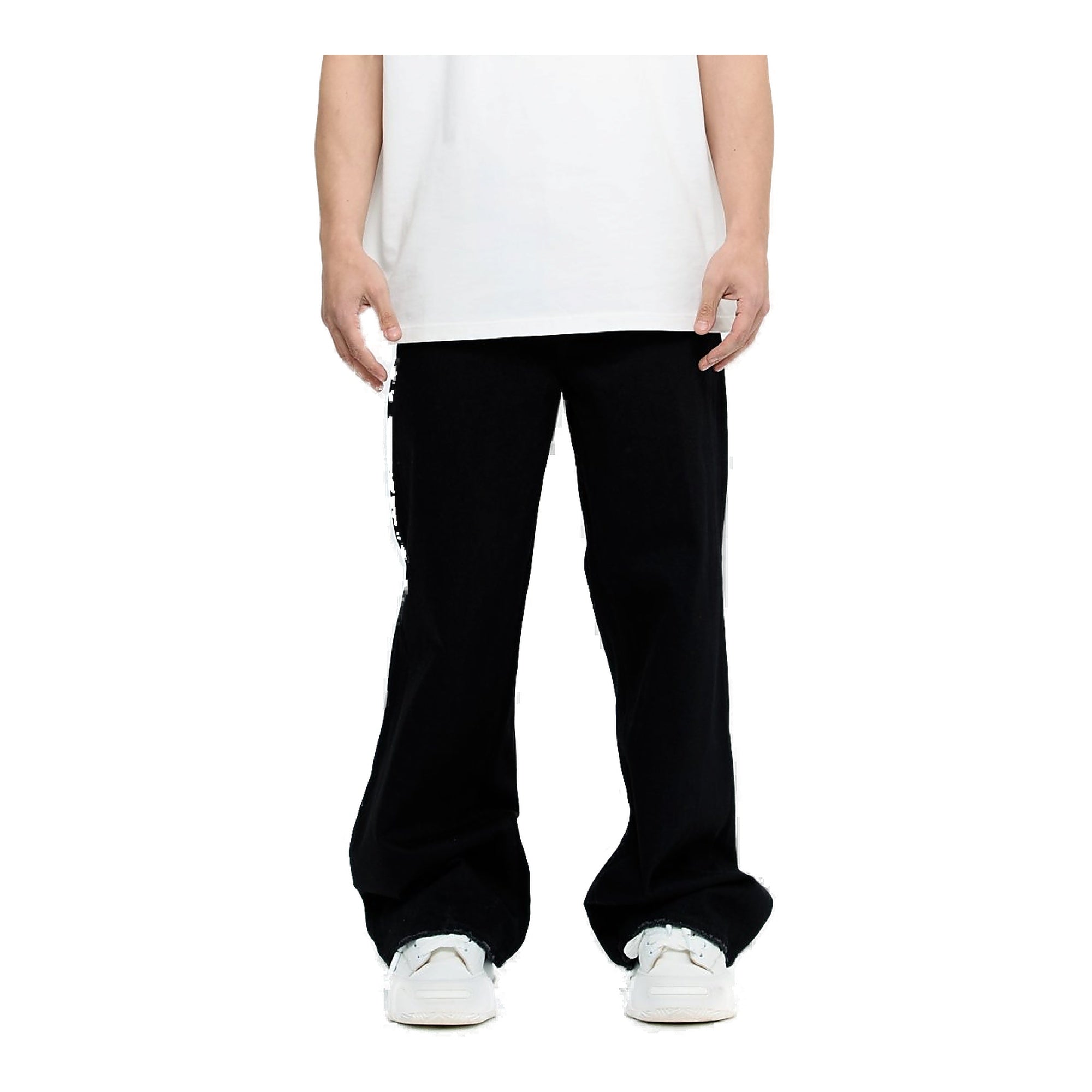 Valabasas Mr. Baggy Black Men's Jeans - Durable Fabric