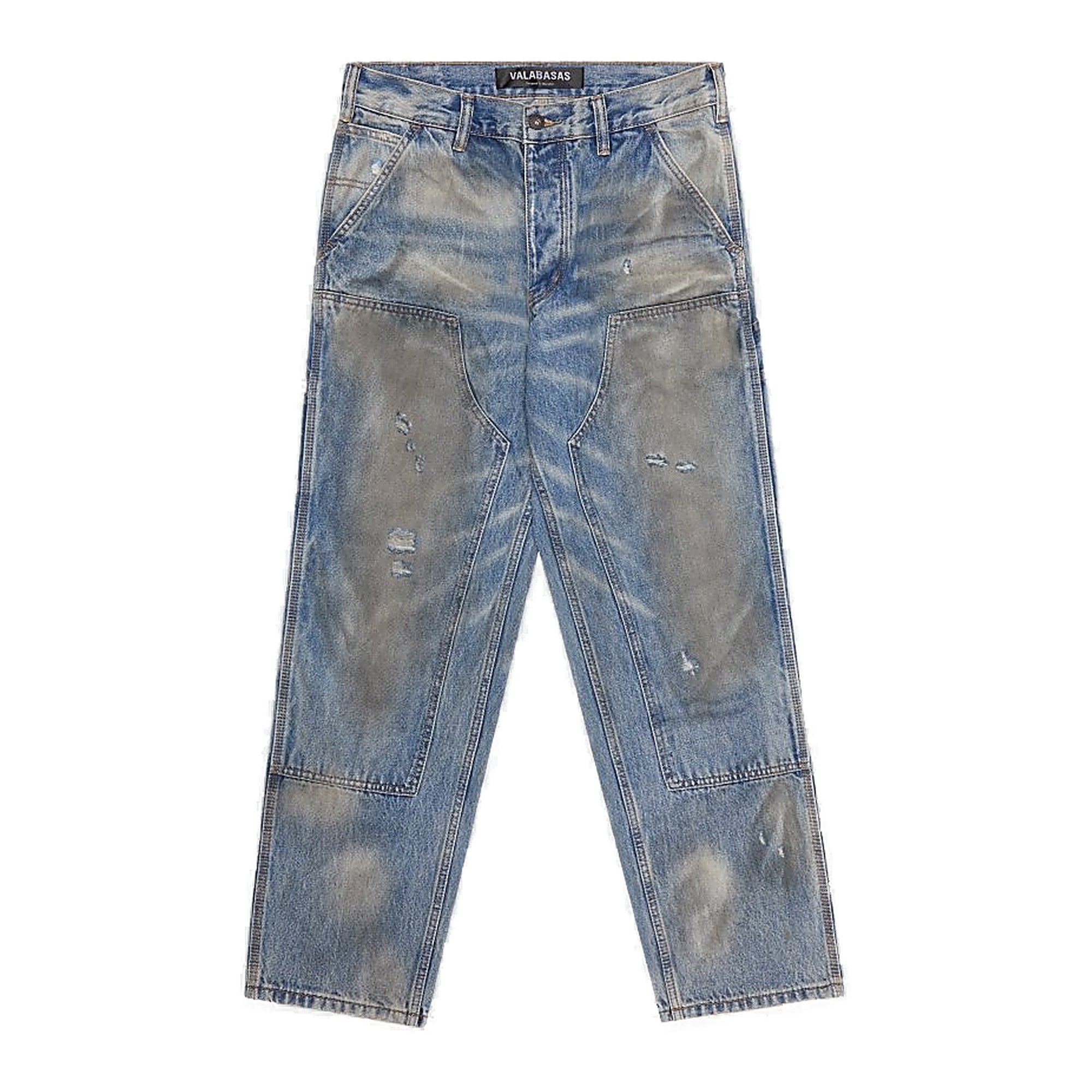 Valabasas Multi-Panel Jeans - Distressed