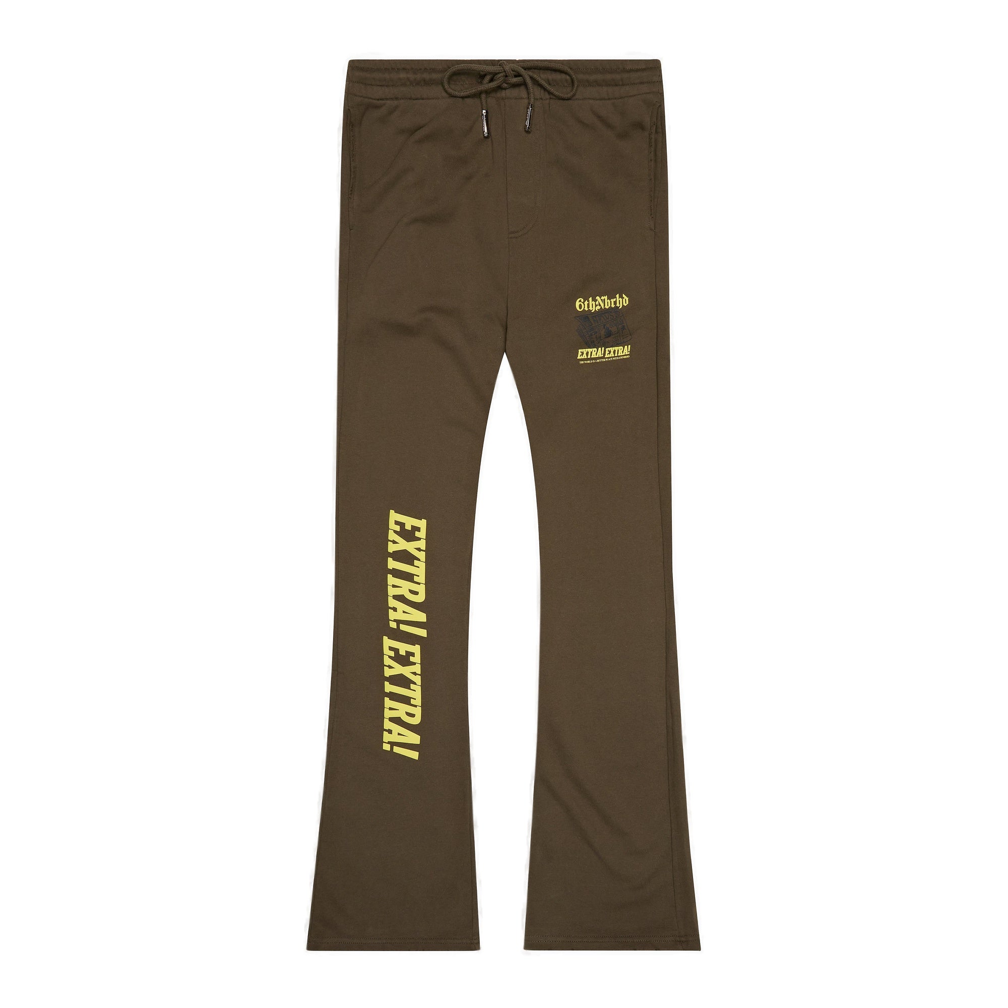 6Th Nbrhd Extra Men's Sweatpants - Brown