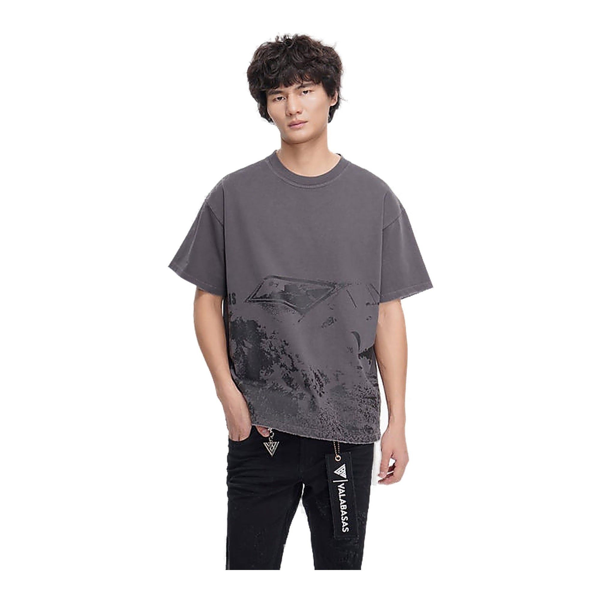 Valabasas Victim Tee Wash T-Shirt - Distressed Finish