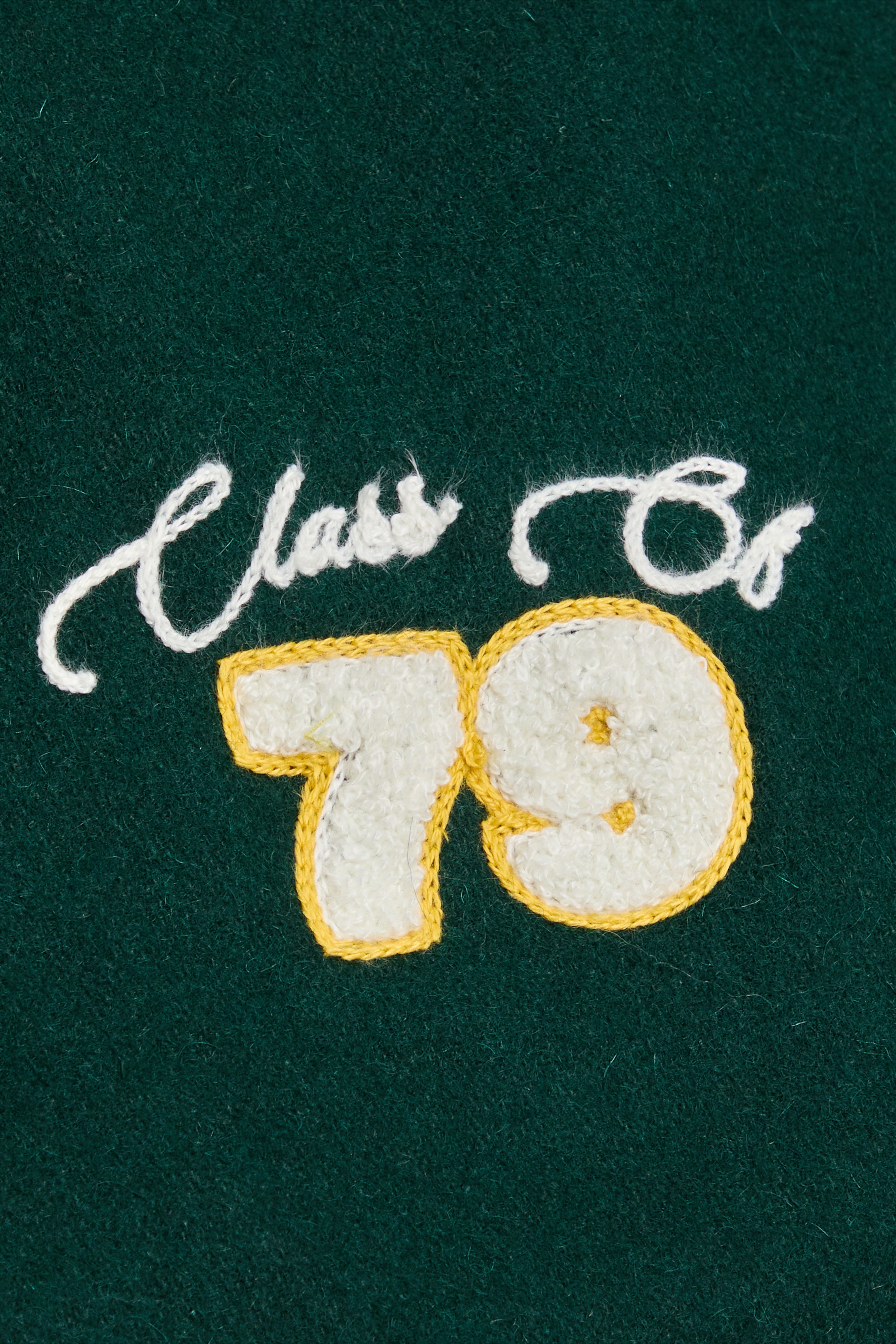 6Th Nbrhd Ivy Men's Varsity Jacket - Green