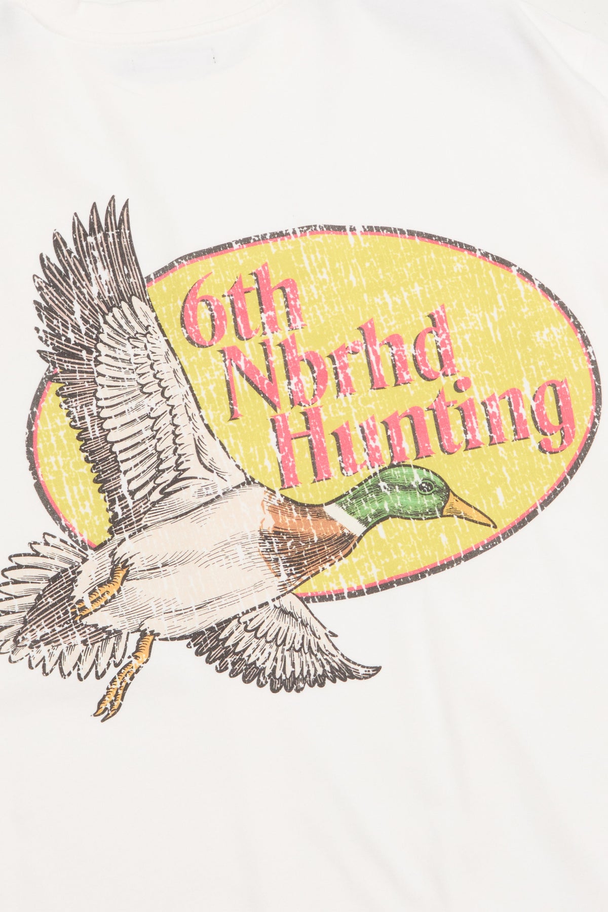 6Th Nbrhd Hunting Men's T-Shirt - White