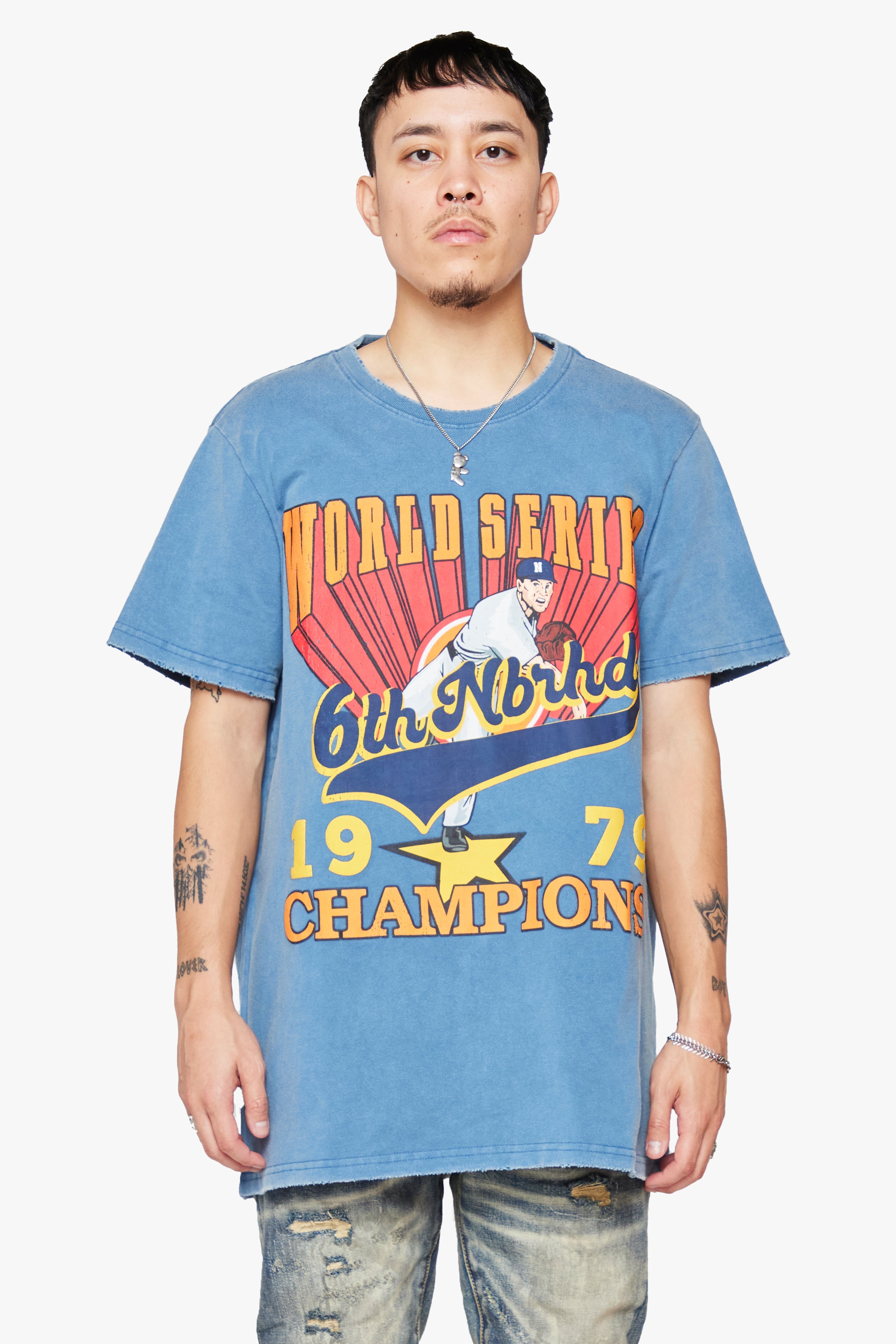 6Th Nbrhd Series Men's T-Shirt - Blue