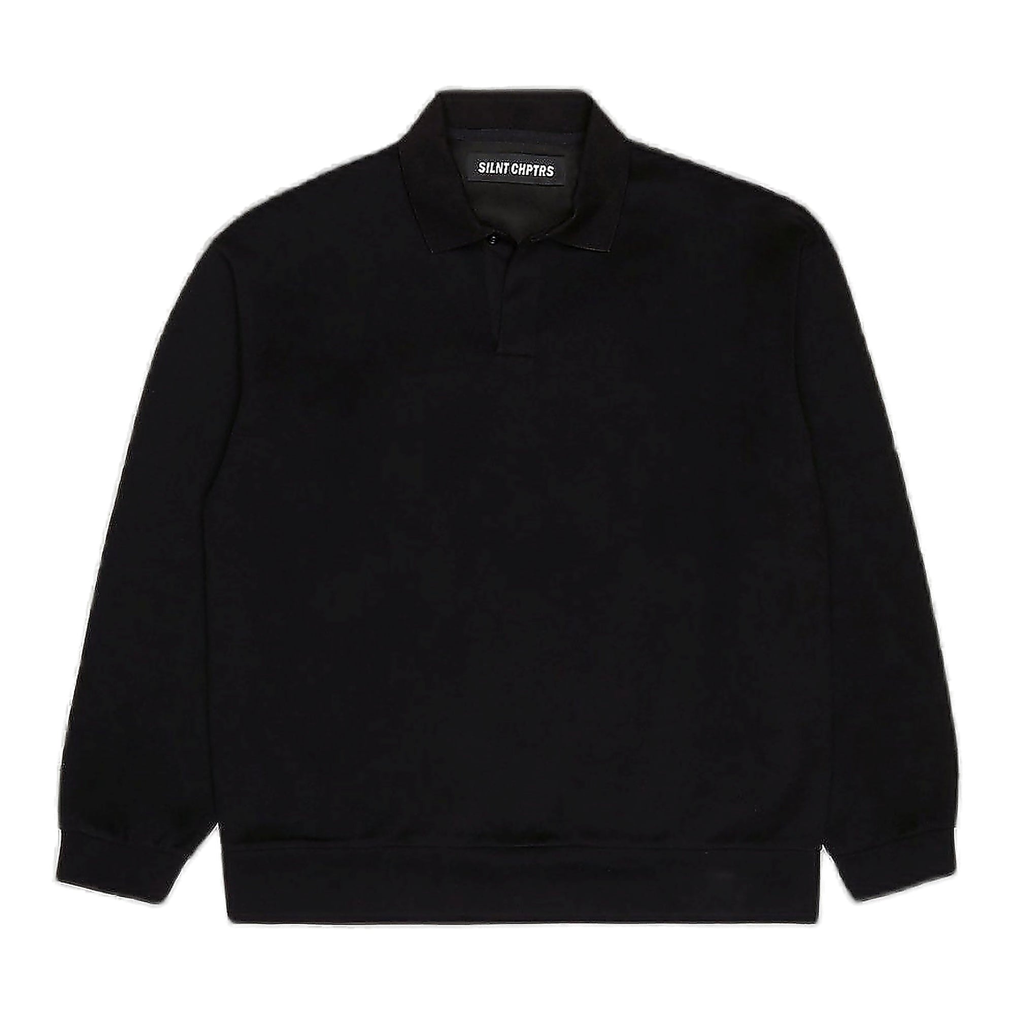 Silnt Chptrs Ready Polo Shirt - Long-Length Black