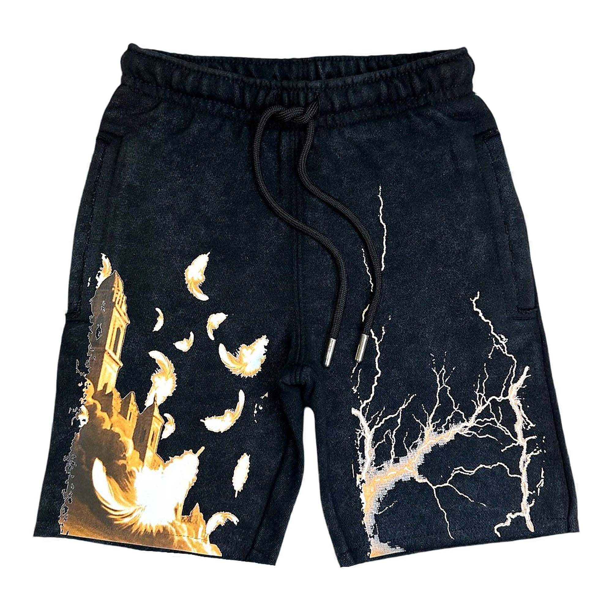 ELITE PREMIUM Paradise Cropped Kids Fleece Shorts