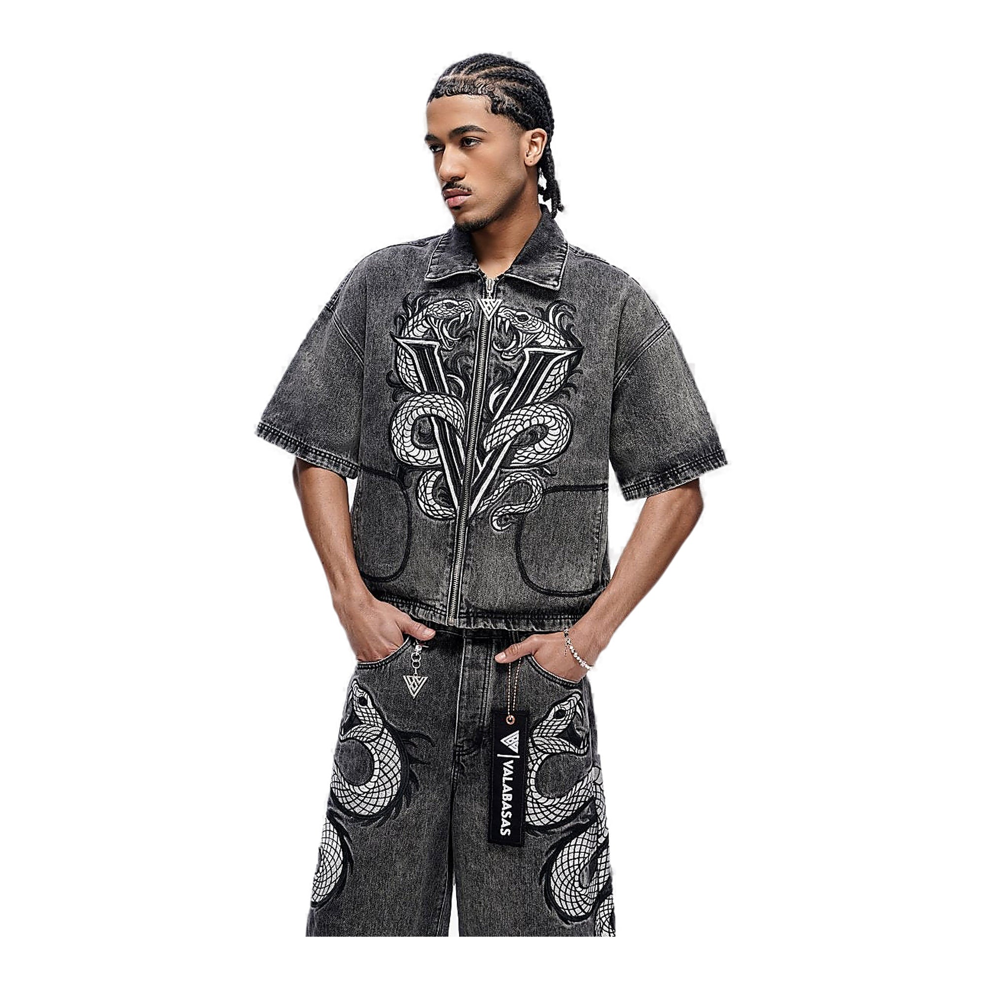 Valabasas Serpent Shirt - Embroidered