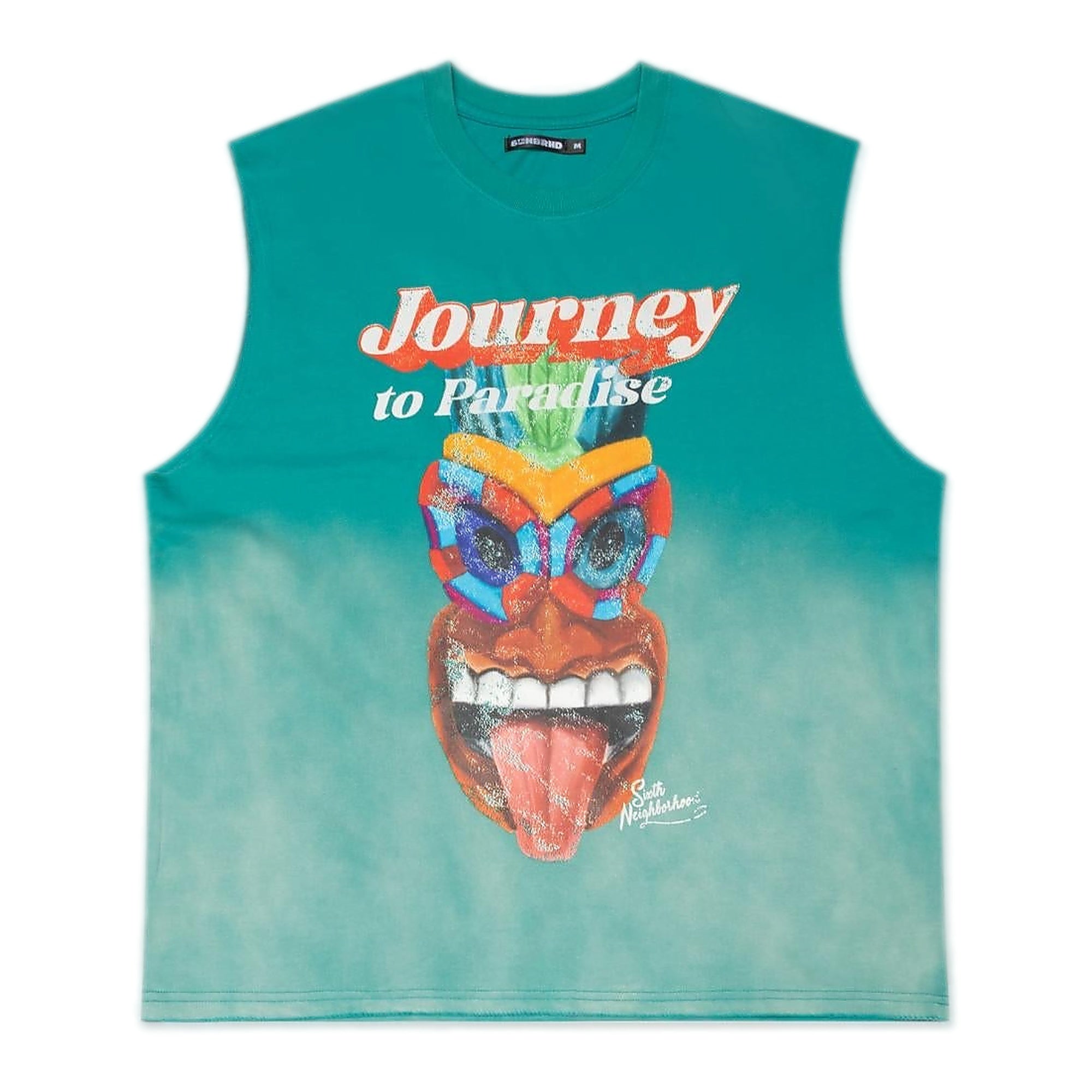 6Th Nbrhd Muscle Men's Tank Top - Teal
