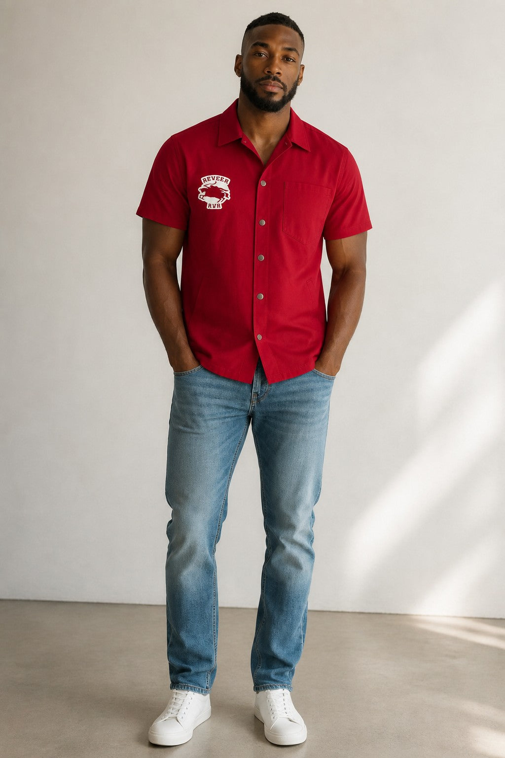 Reveer - GHOST RIDER Button-Down Shirt