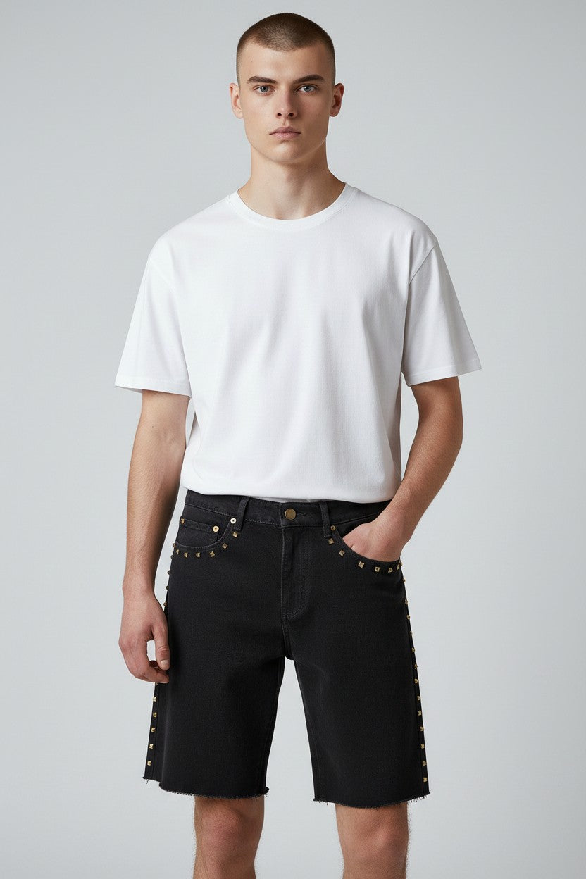 Syndicate “Laredo” Black Wash Shorts