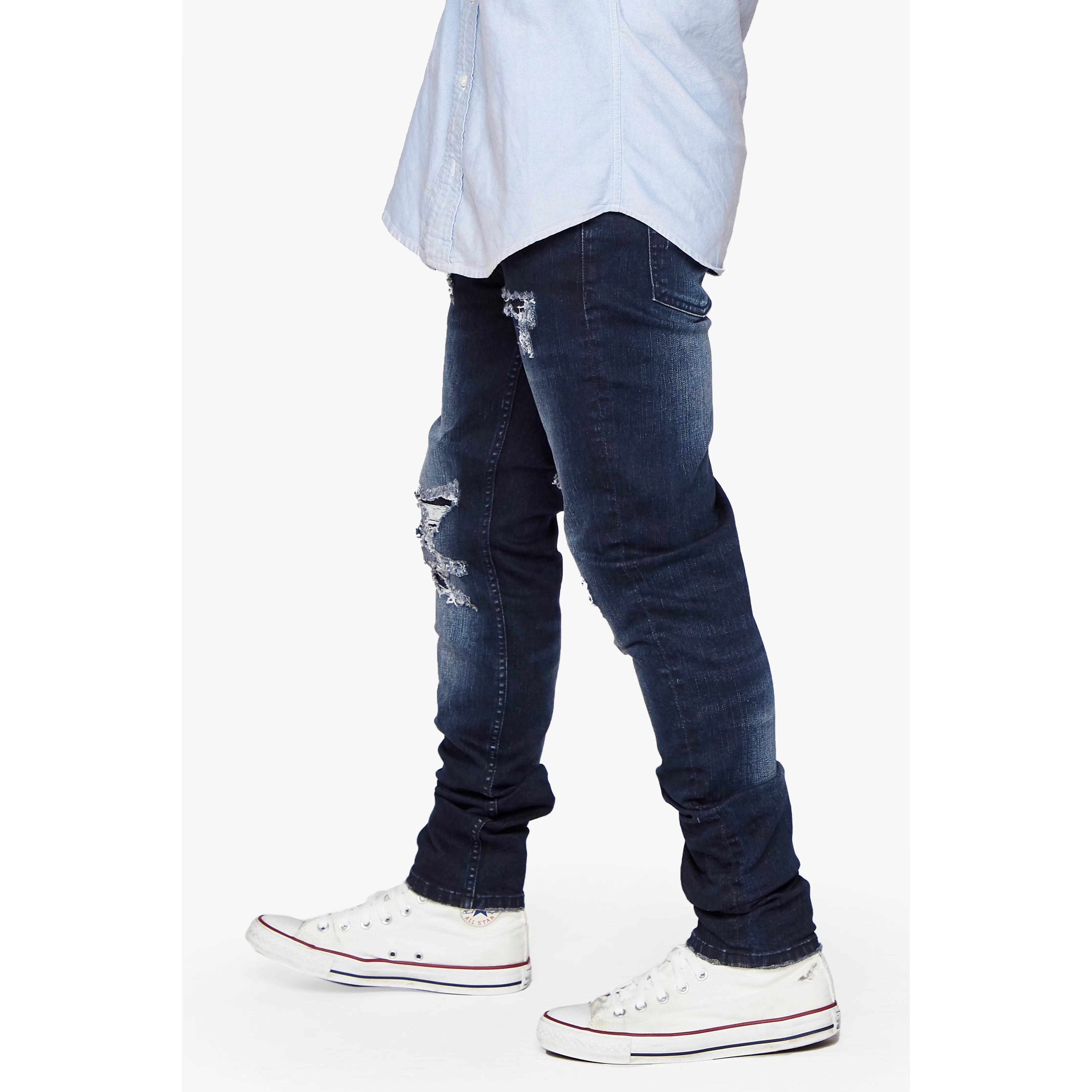 ANOM SKINNY FIT "DELTA"-DK. BLUE