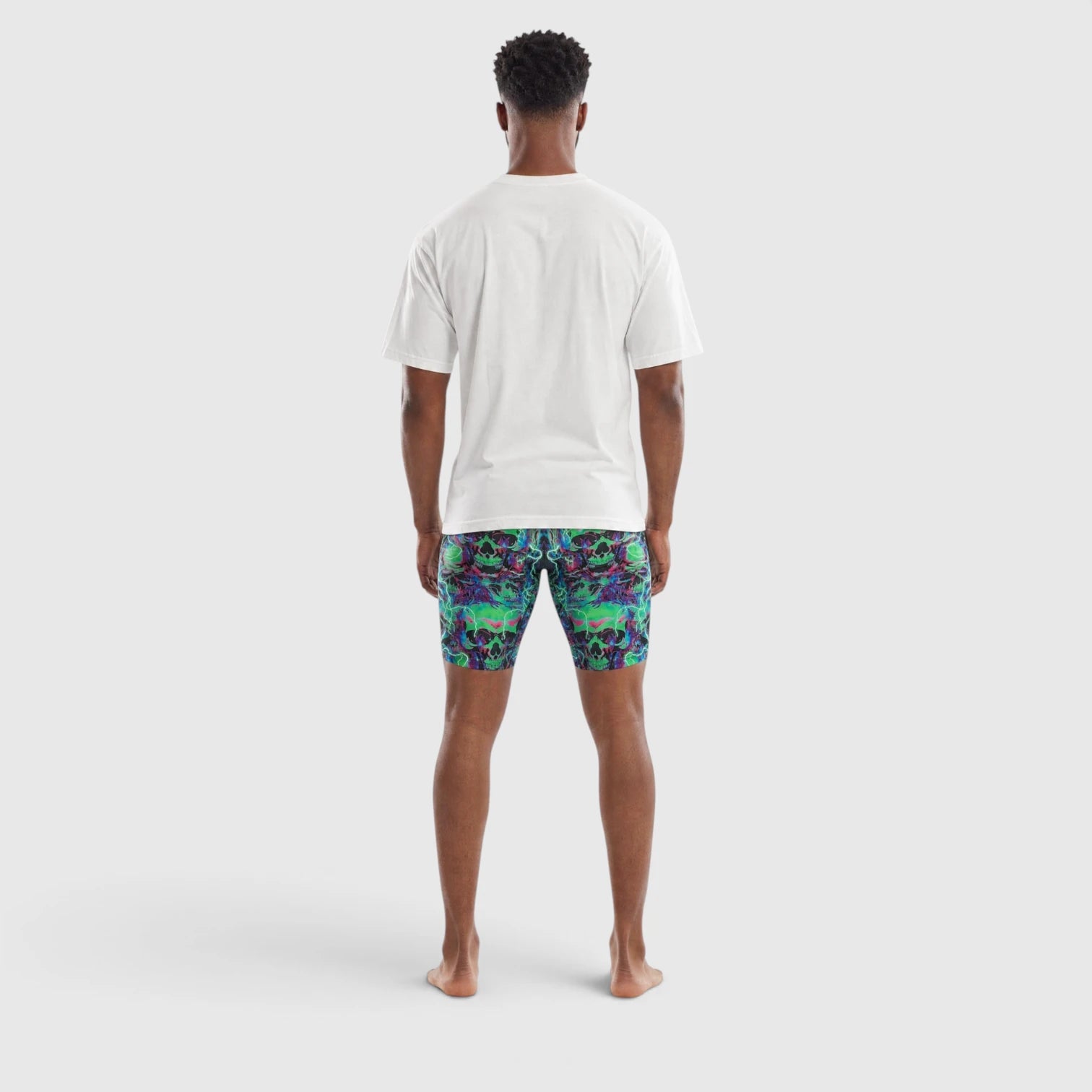 Red Poppy Lightning Shorts - Graphic