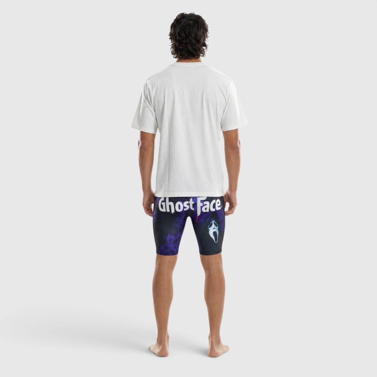 Red Poppy Ghost Face Graphic Boxer Briefs