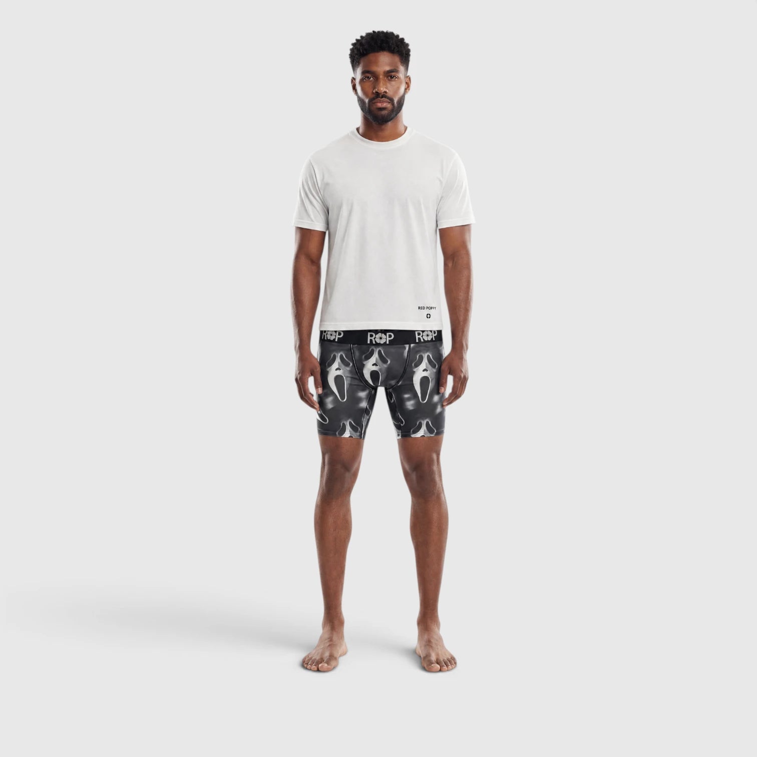 Red Poppy Scream Boxer Briefs - Graphic