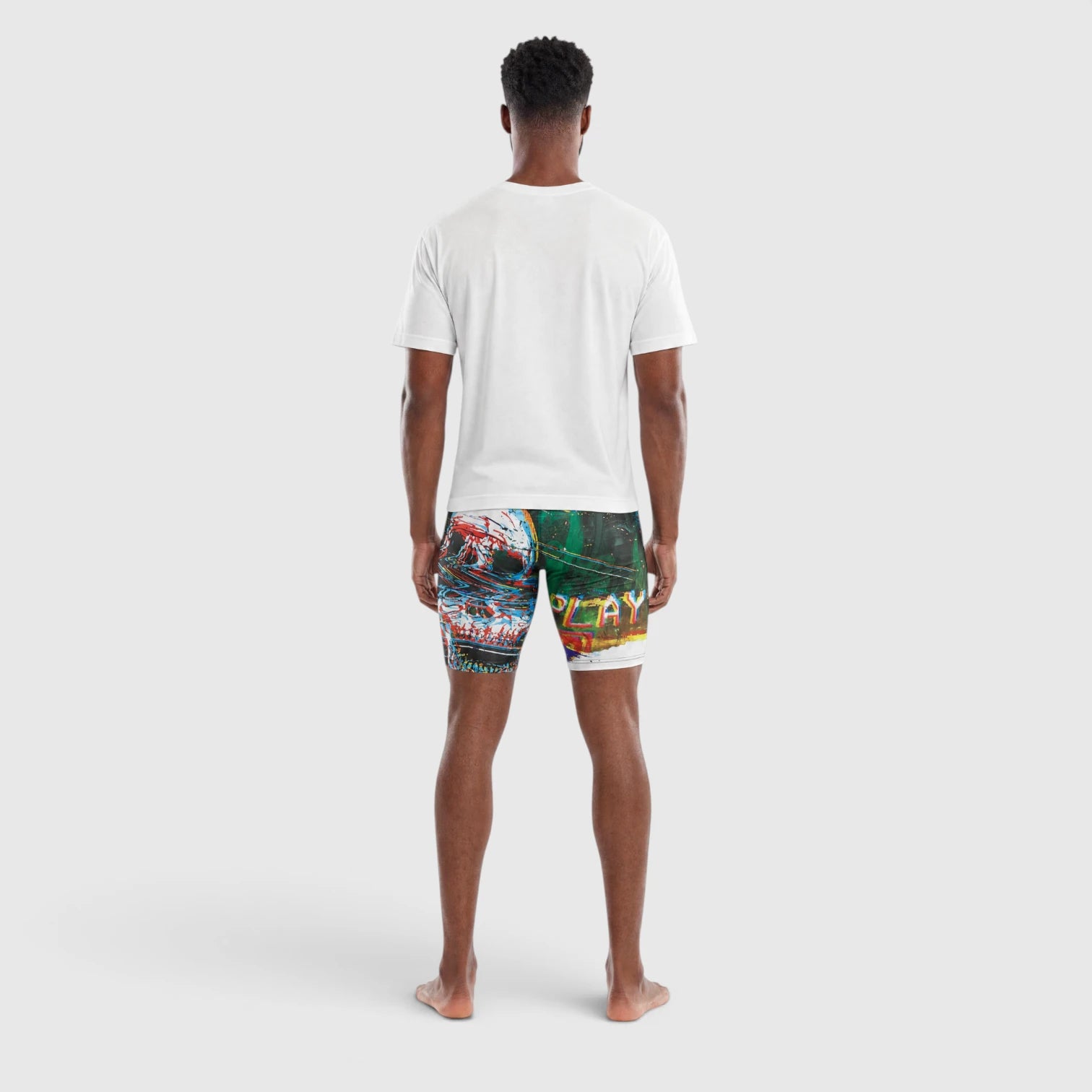 Red Poppy Skull Boxer Briefs - Graphic