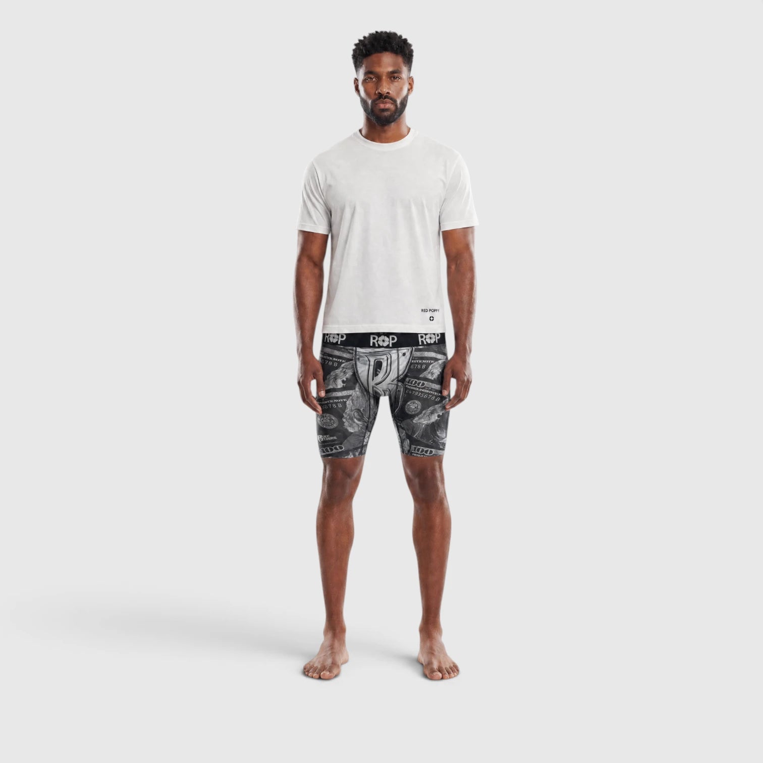 Red Poppy Money Boxer Briefs - Graphic