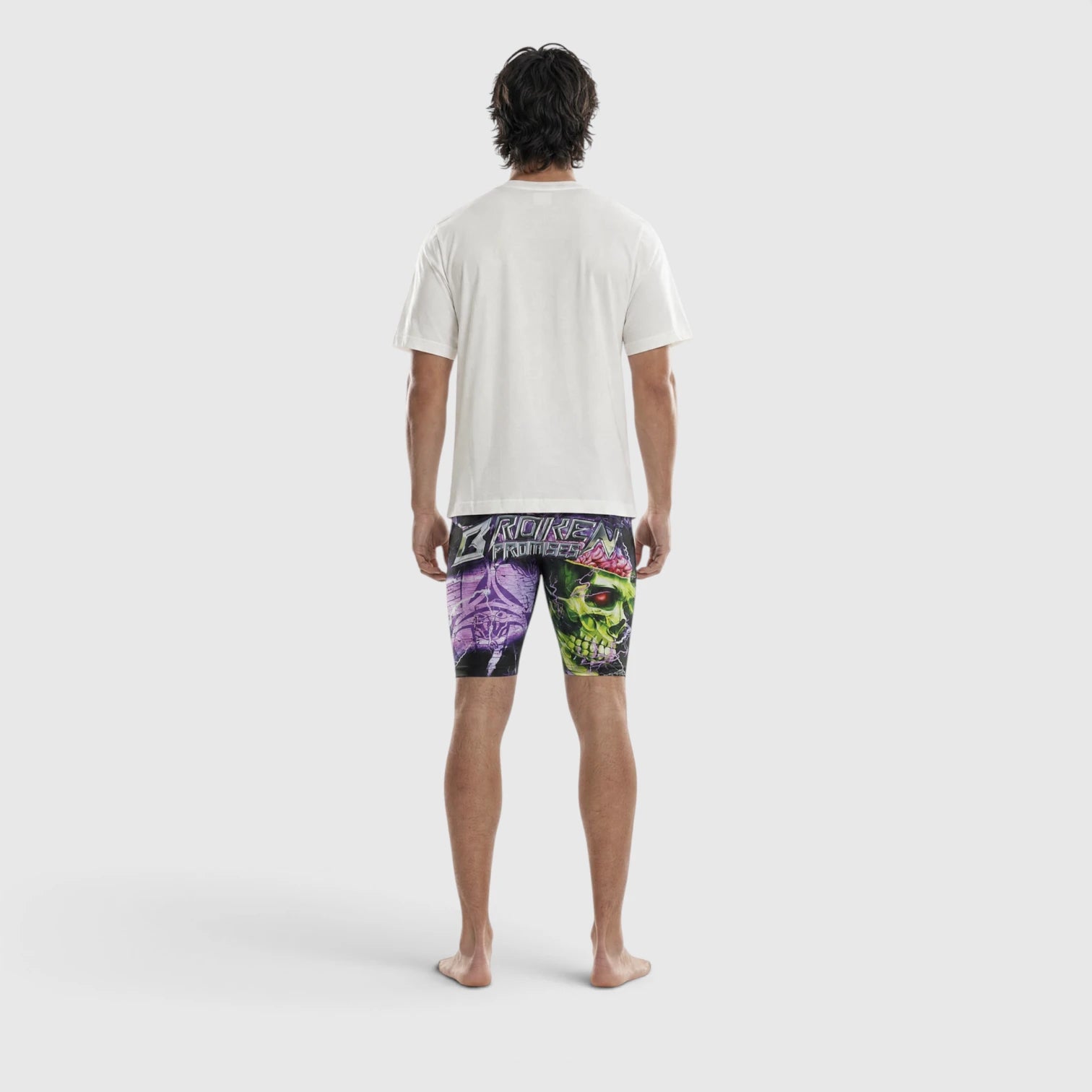 Red Poppy Skull Boxer Briefs - Graphic
