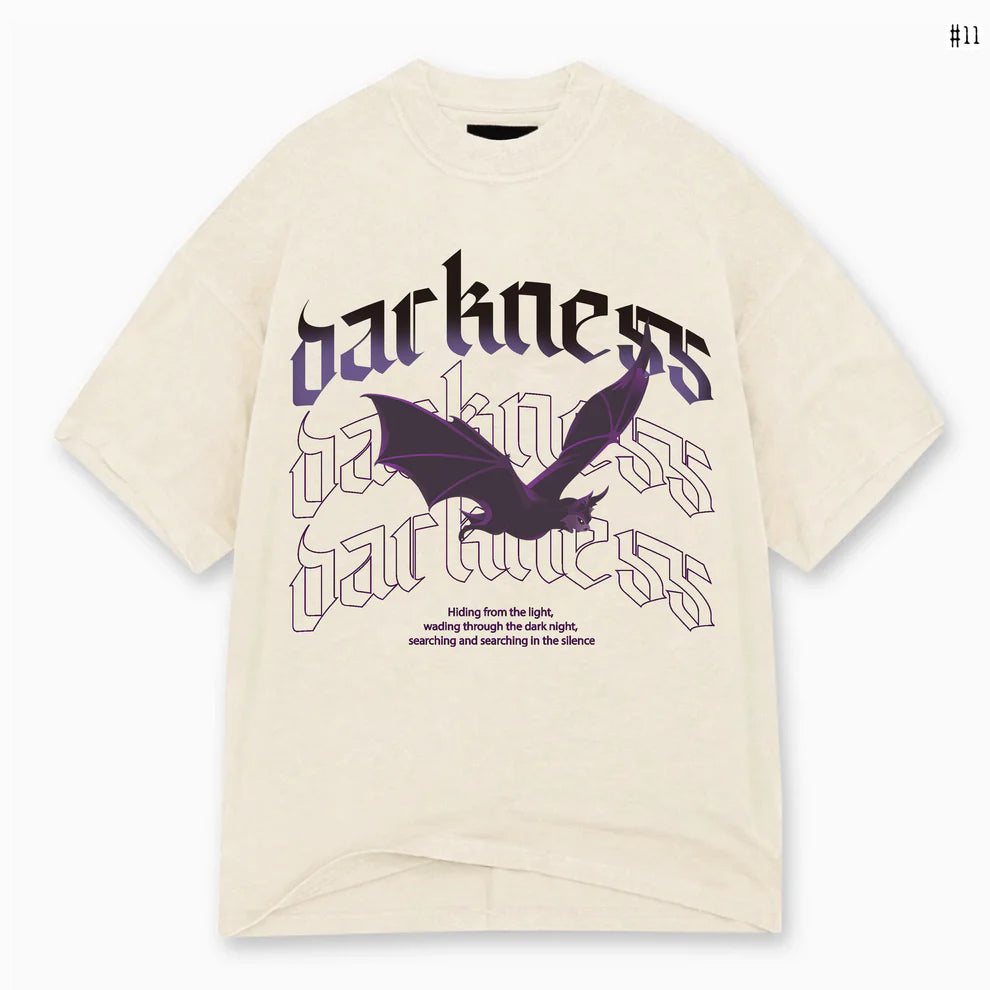 "Darkness" Cream Tee