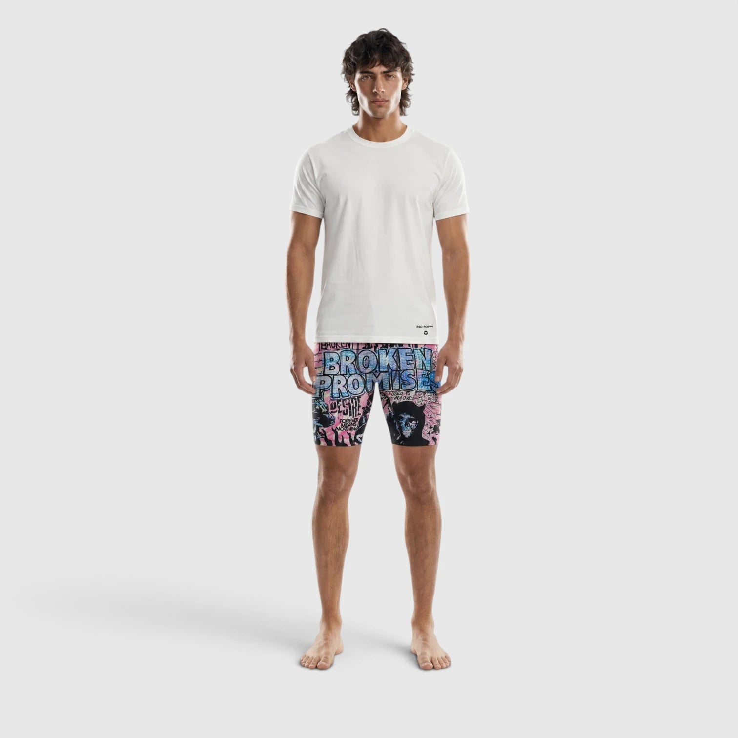 Red Poppy Broken Promises Boxer Briefs - Graphic