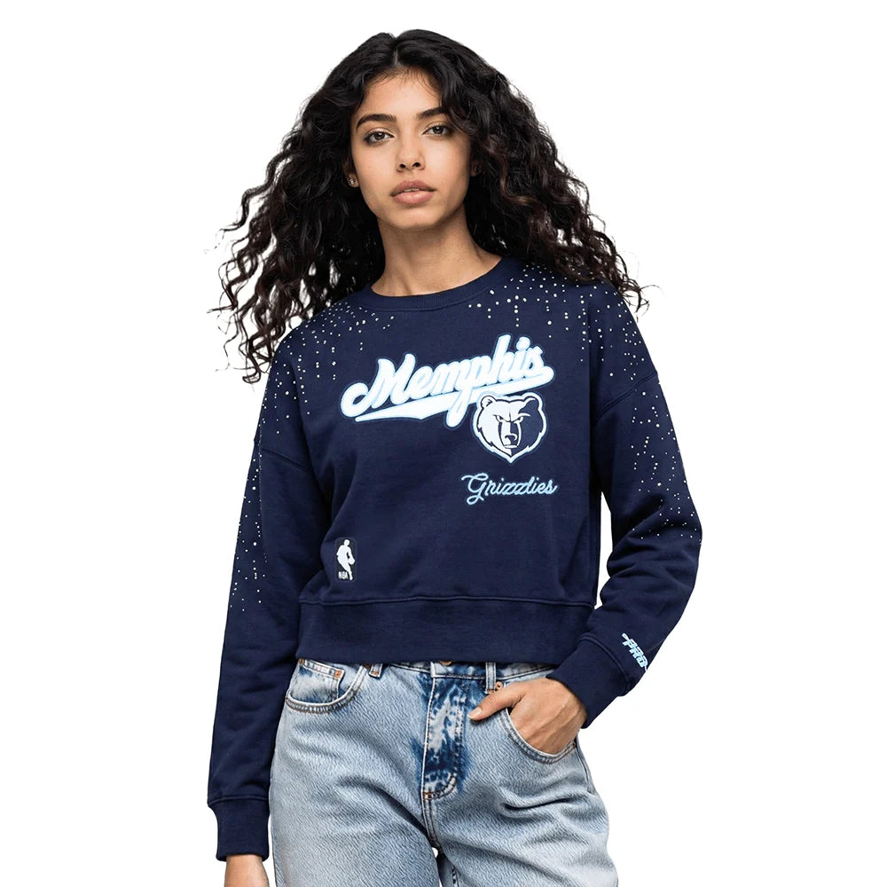 NBA MEMPHIS GRIZZLIES LEGACY WOMEN'S FLC CREWNECK