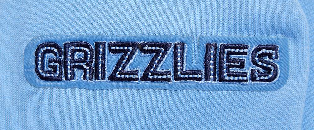Pro Max - NBA MEMPHIS GRIZZLIES RETRO CLASSIC WOMEN'S RIB CROPPED PULLOVER HOODIE