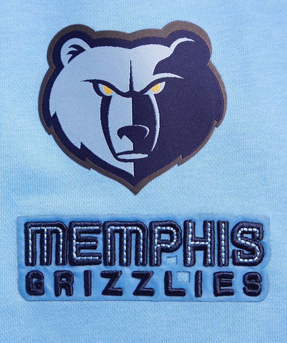 Pro Max - NBA MEMPHIS GRIZZLIES RETRO CLASSIC WOMEN'S RIB CROPPED PULLOVER HOODIE