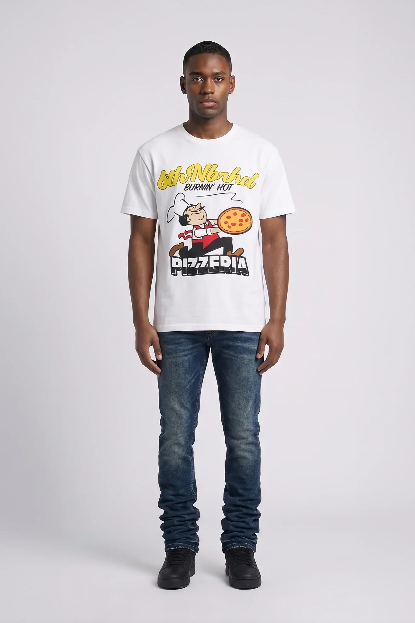 6Th Nbrhd Burning Hot Men's T-Shirt