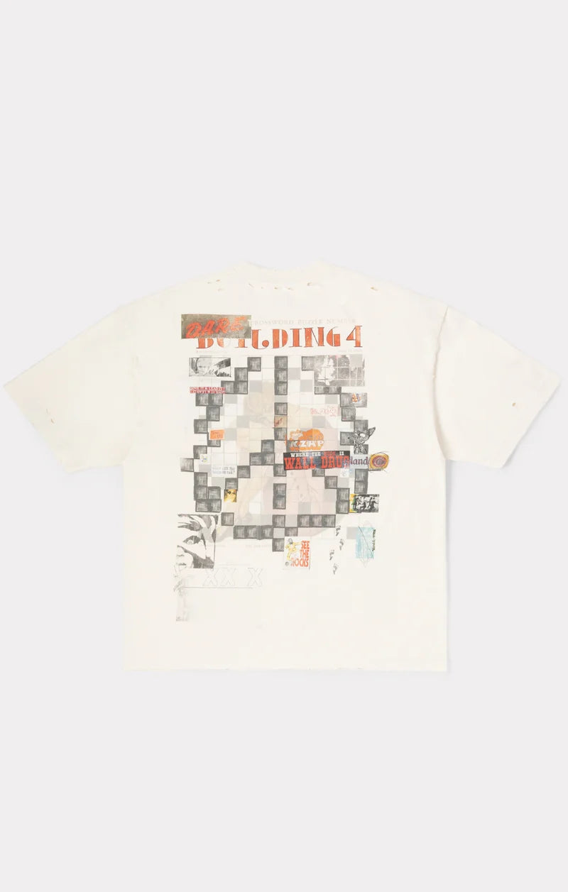 Bldg4 Modular SS Knit T-Shirt - Antique White